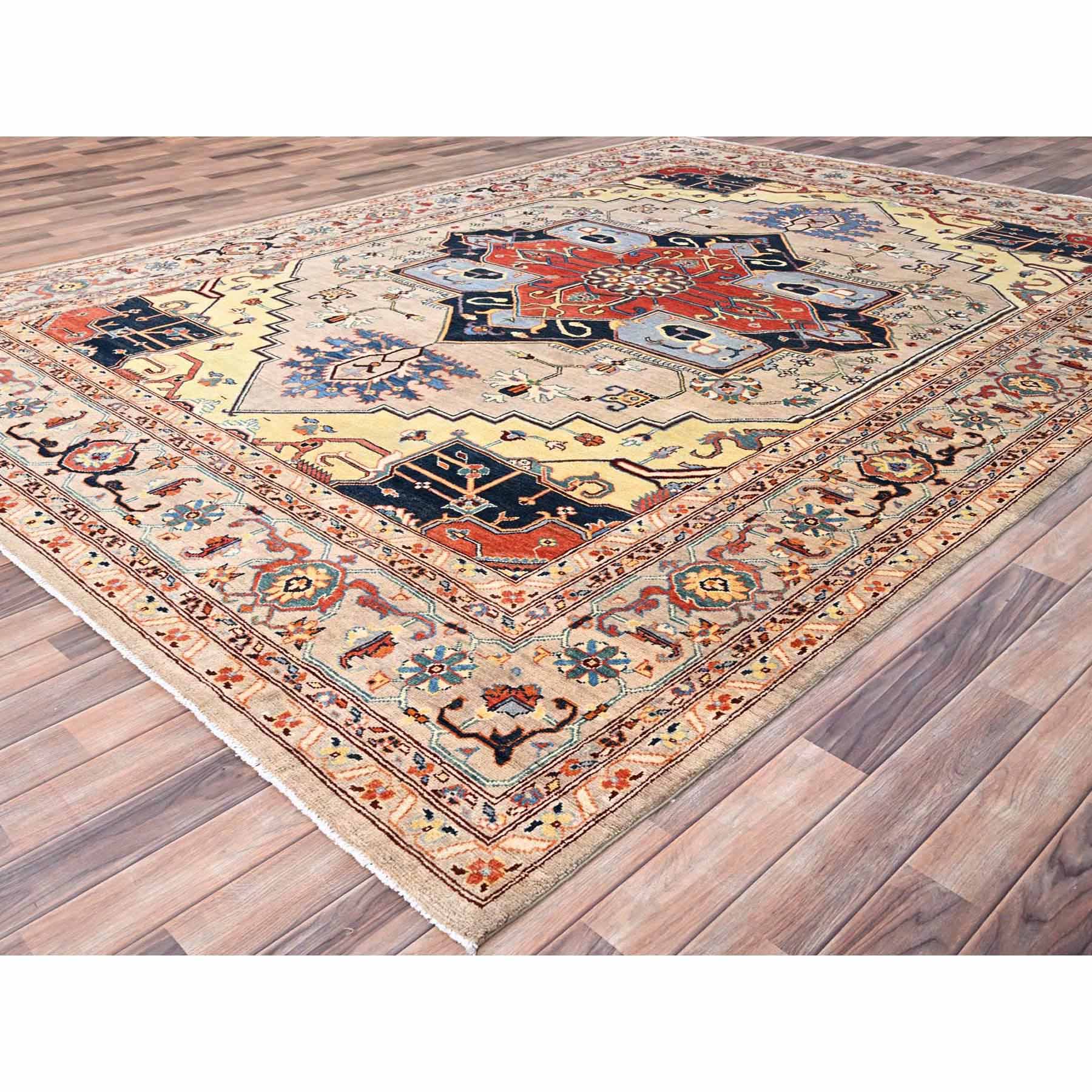 Heriz-Hand-Knotted-Rug-428030