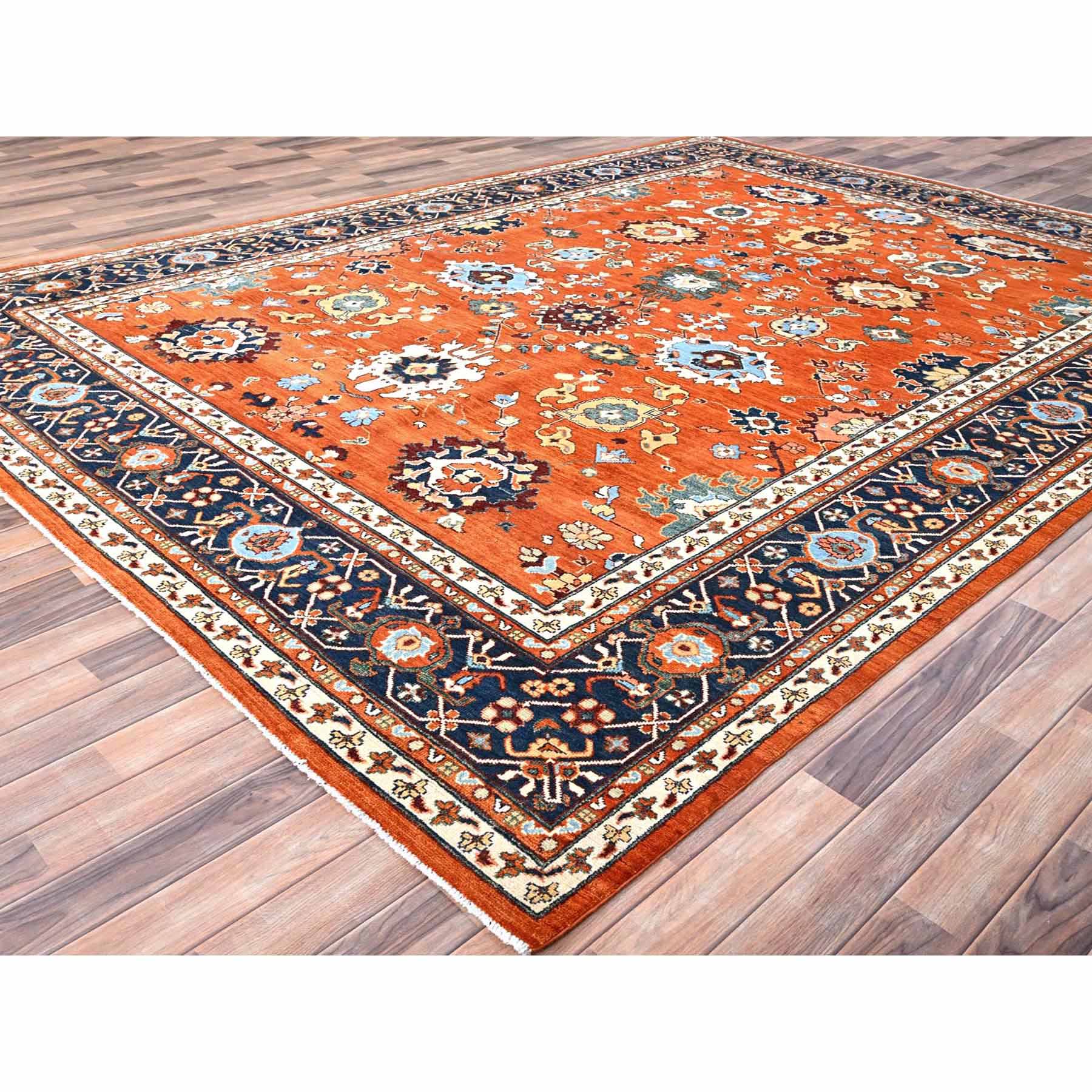 Heriz-Hand-Knotted-Rug-428045