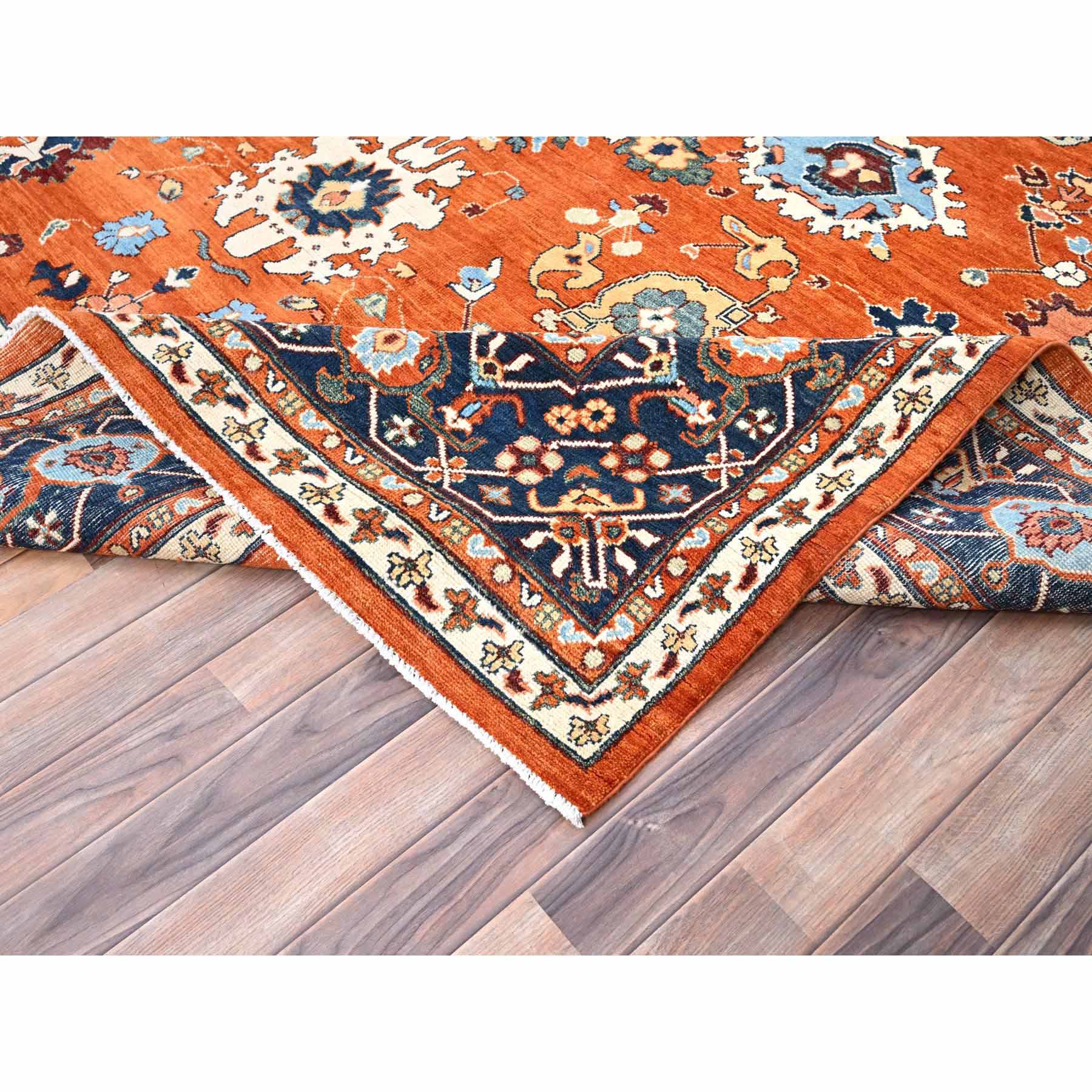 Heriz-Hand-Knotted-Rug-428045