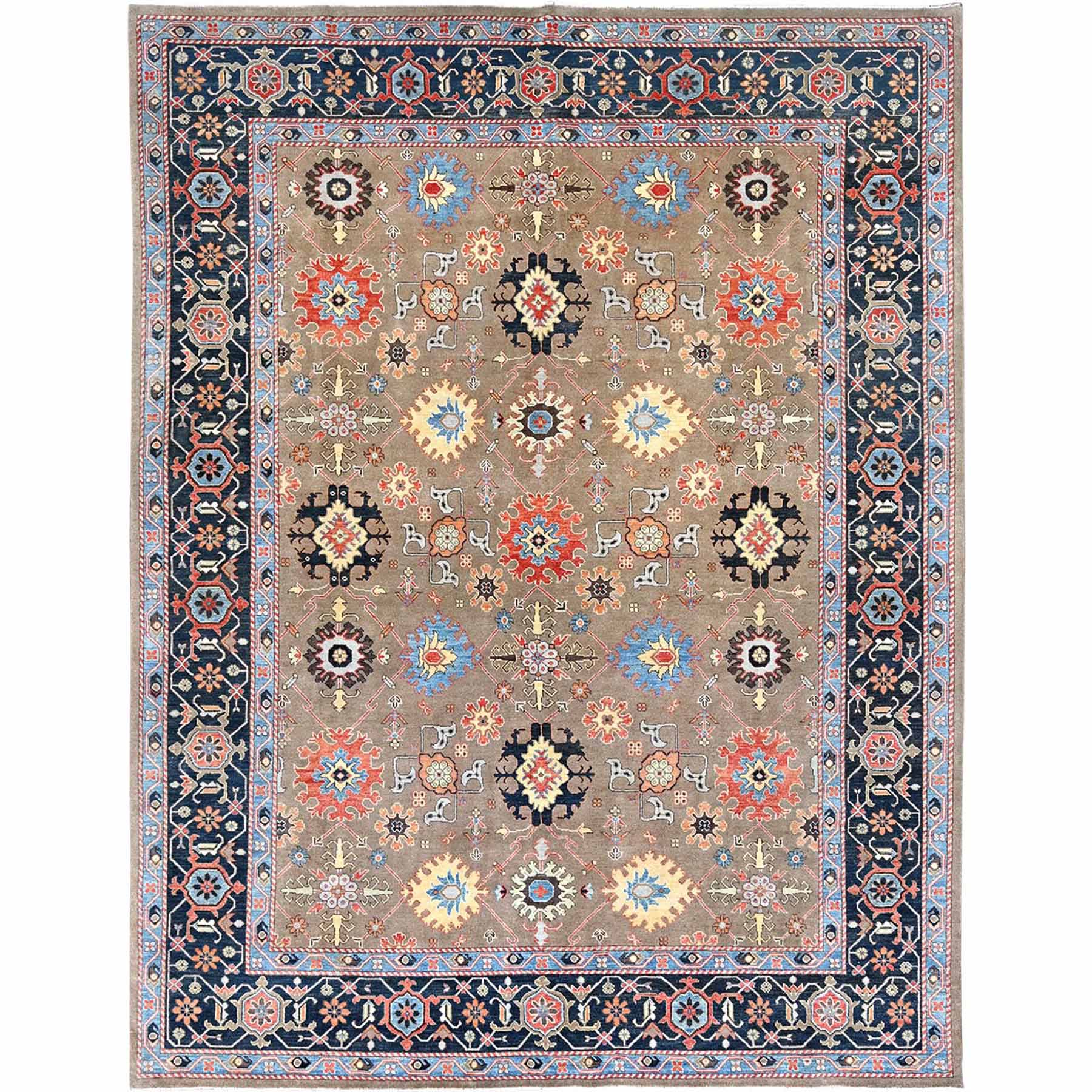 Heriz-Hand-Knotted-Rug-428170