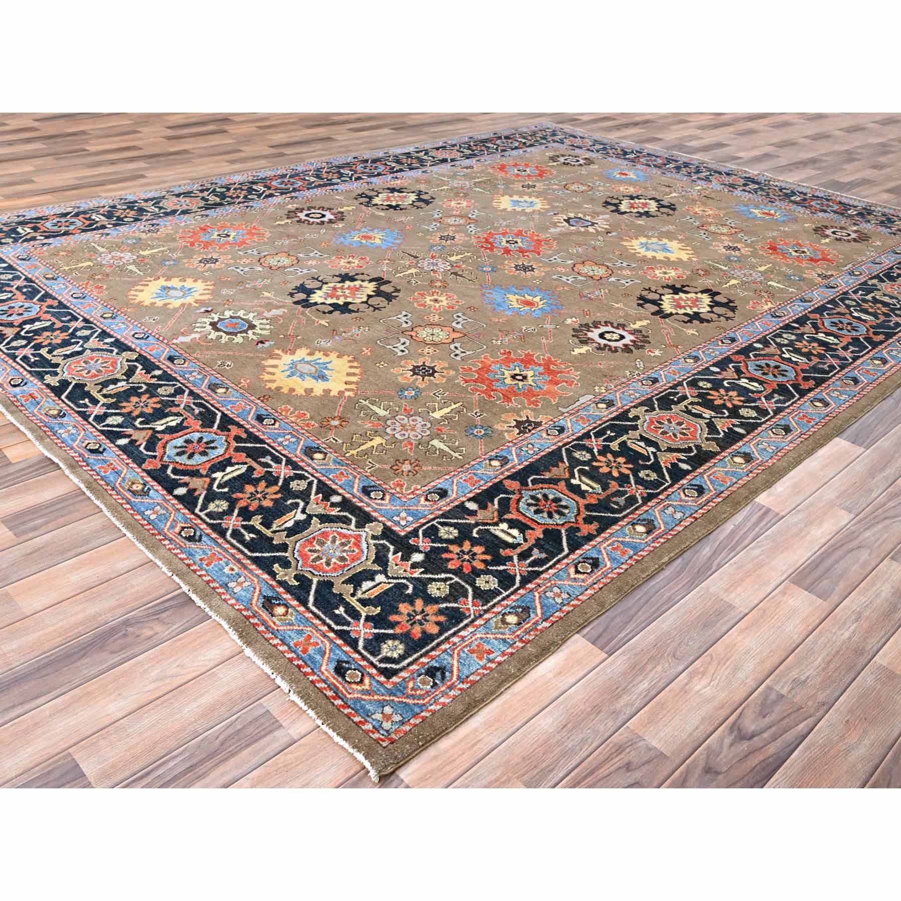 Heriz-Hand-Knotted-Rug-428170