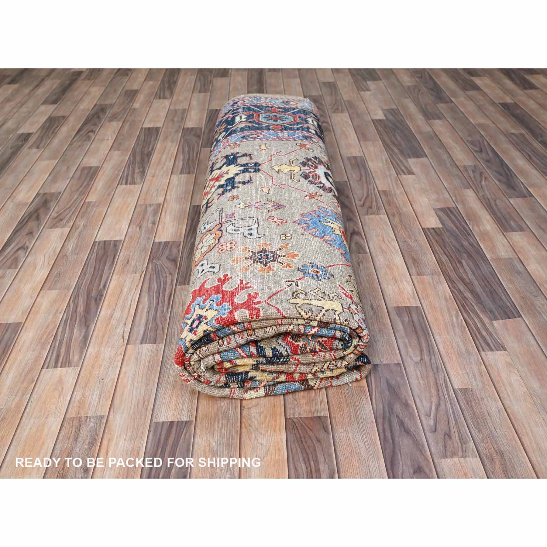 Heriz-Hand-Knotted-Rug-428170