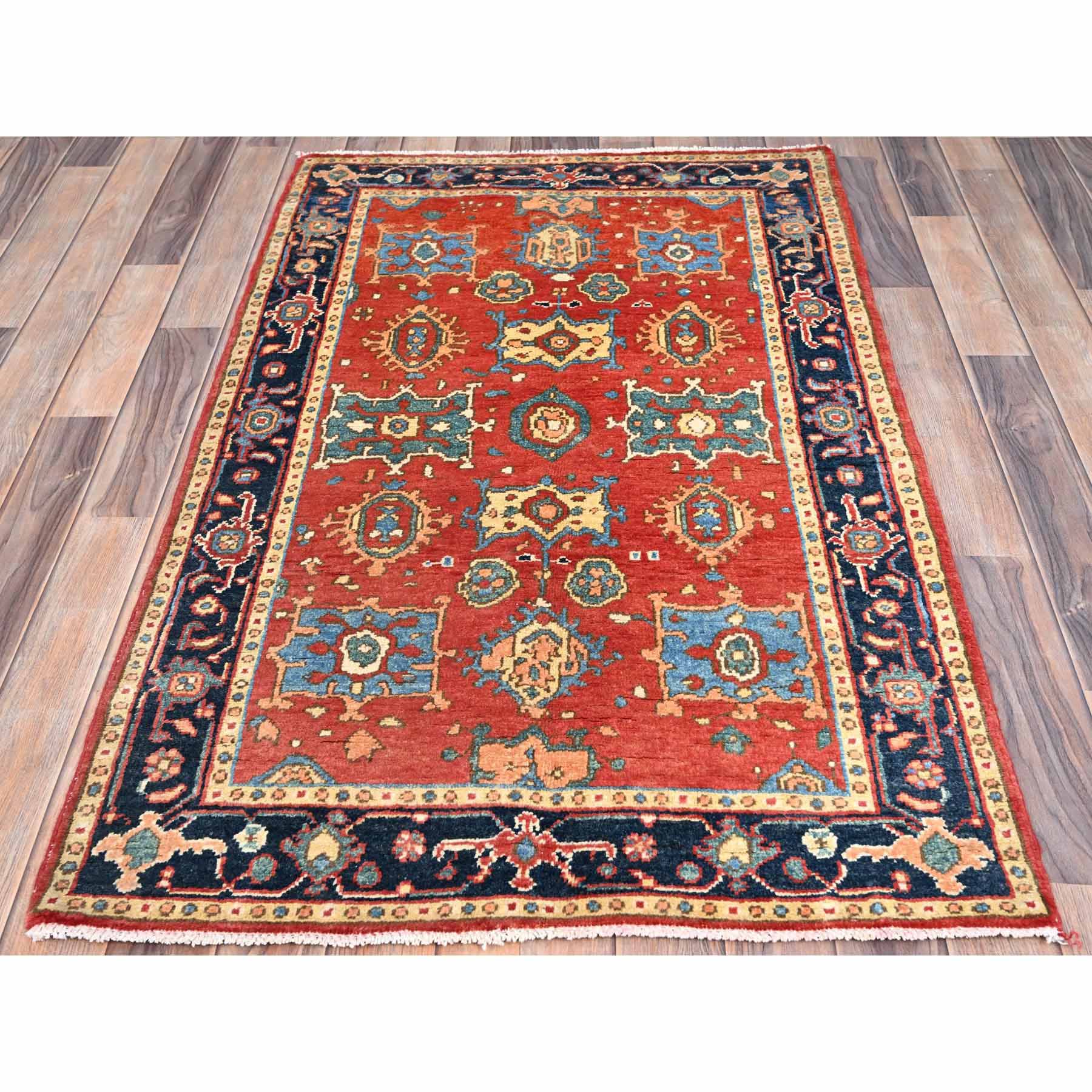 Heriz-Hand-Knotted-Rug-428220