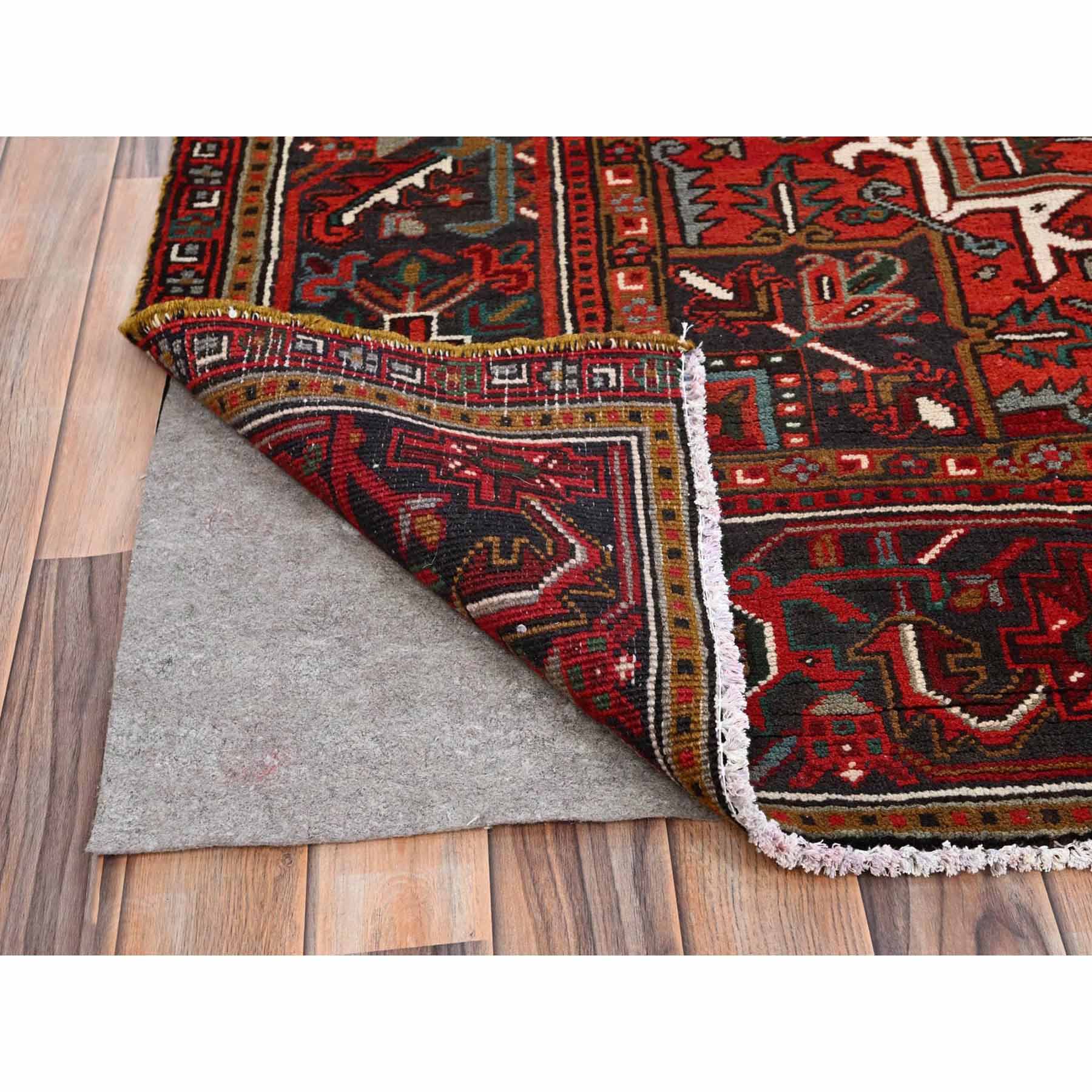 Heriz-Hand-Knotted-Rug-428345