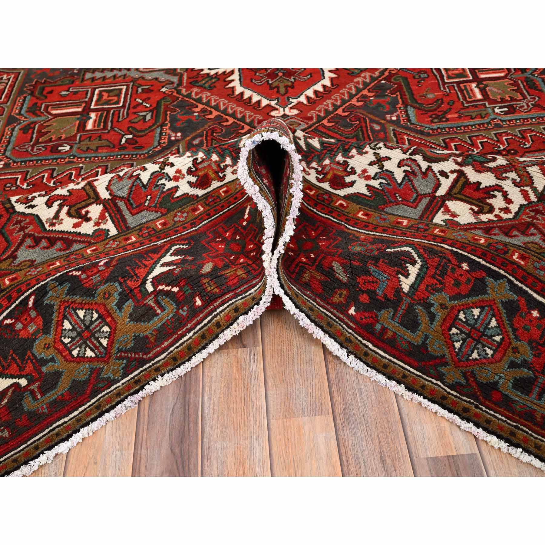 Heriz-Hand-Knotted-Rug-428345