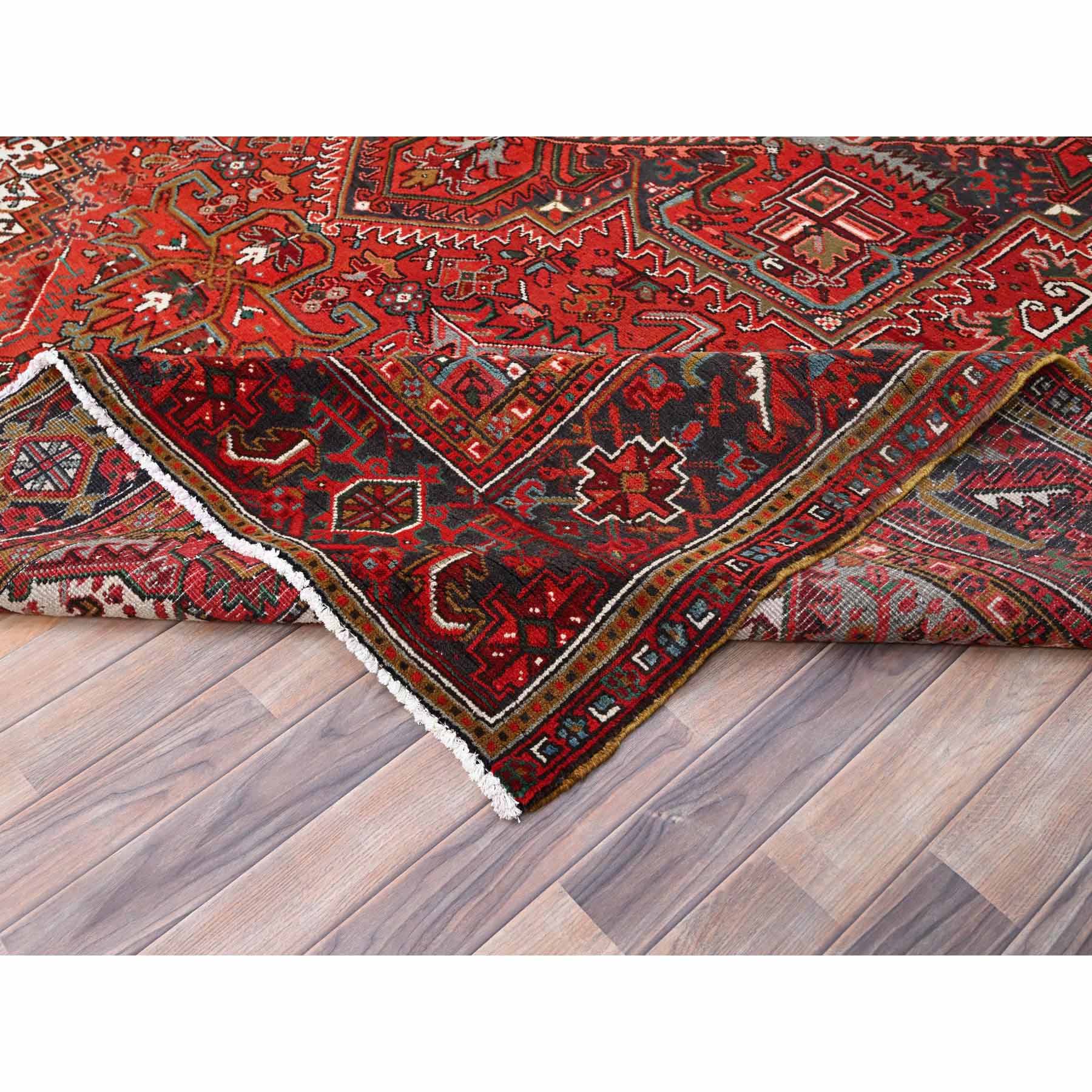 Heriz-Hand-Knotted-Rug-428345