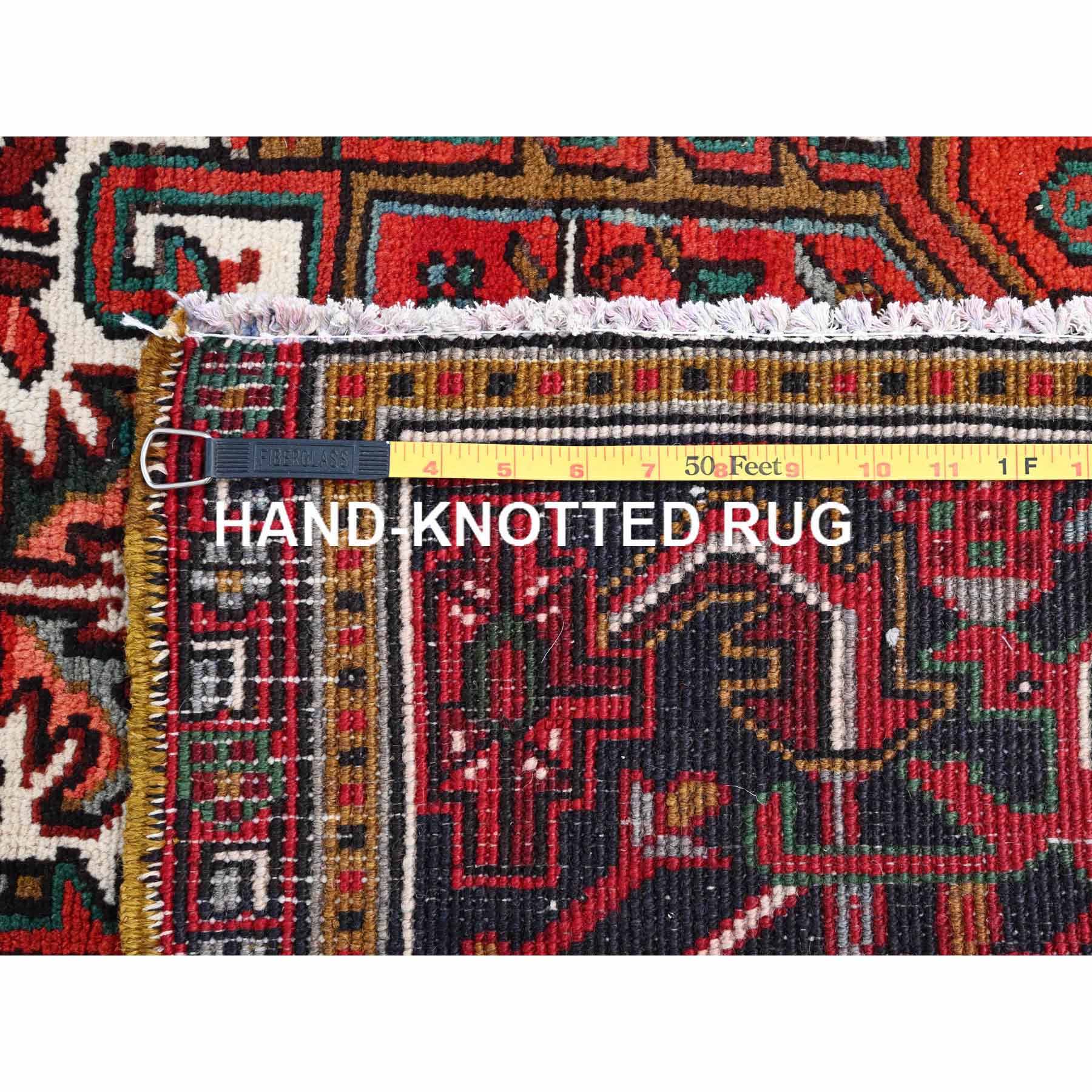 Heriz-Hand-Knotted-Rug-428345