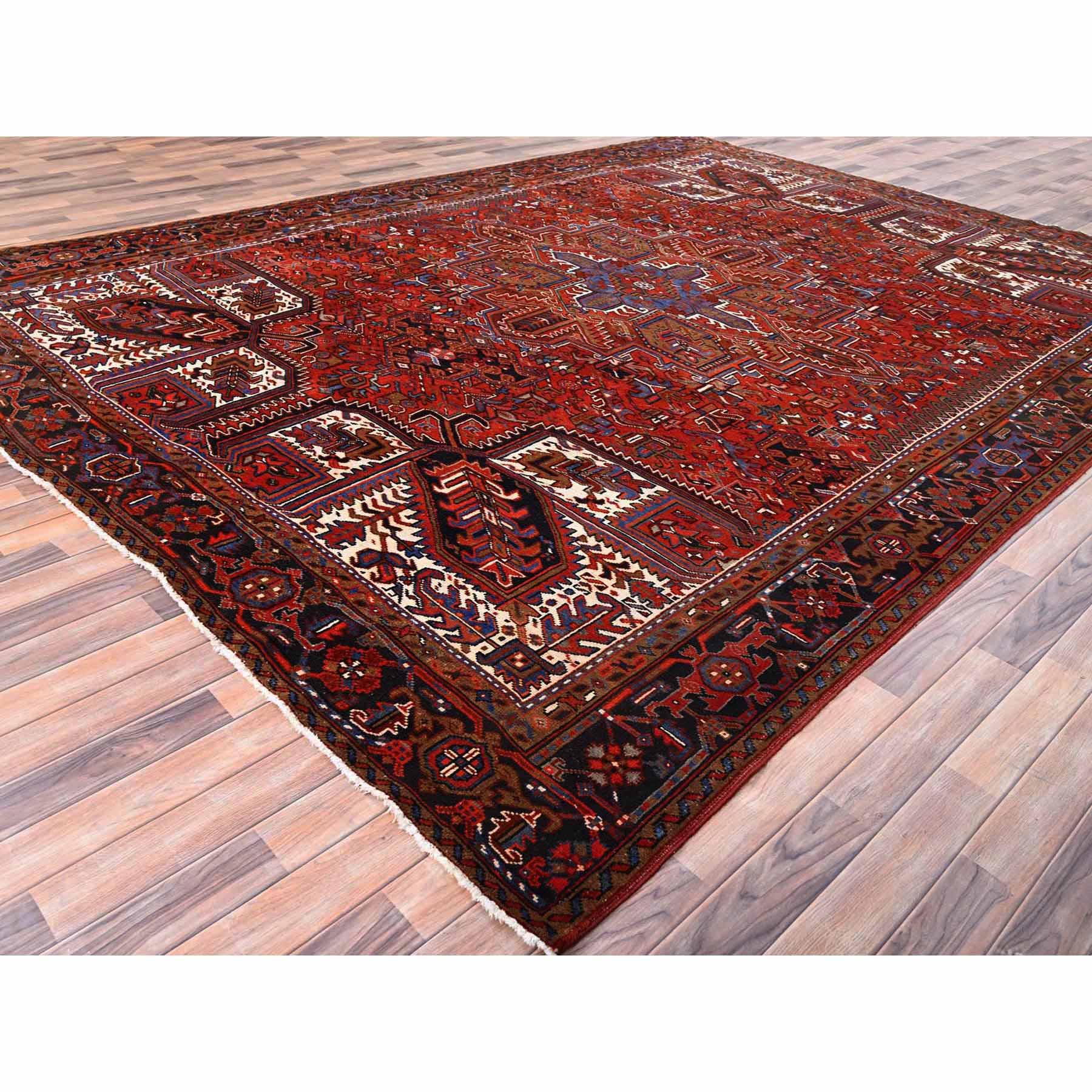 Heriz-Hand-Knotted-Rug-428365