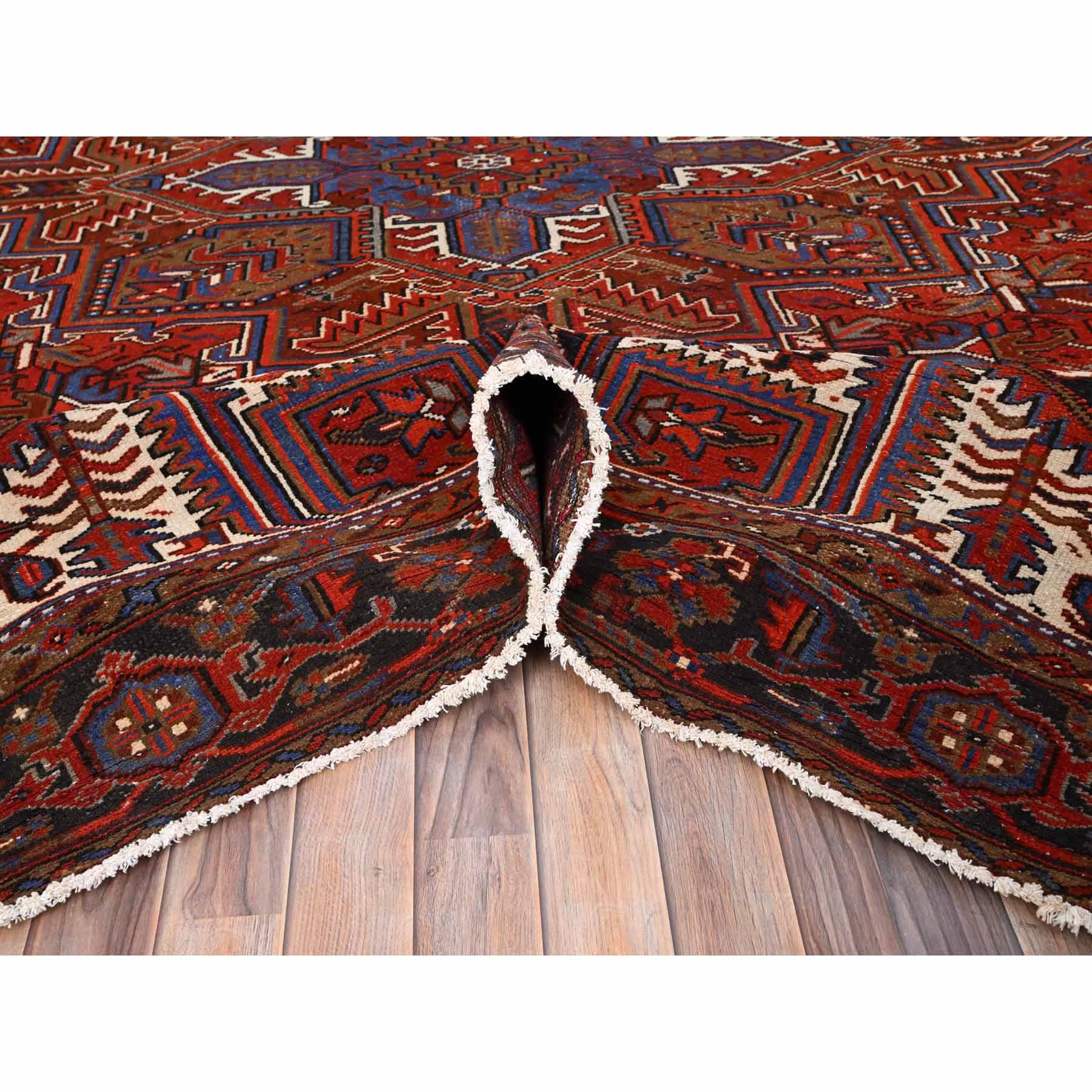 Heriz-Hand-Knotted-Rug-428365