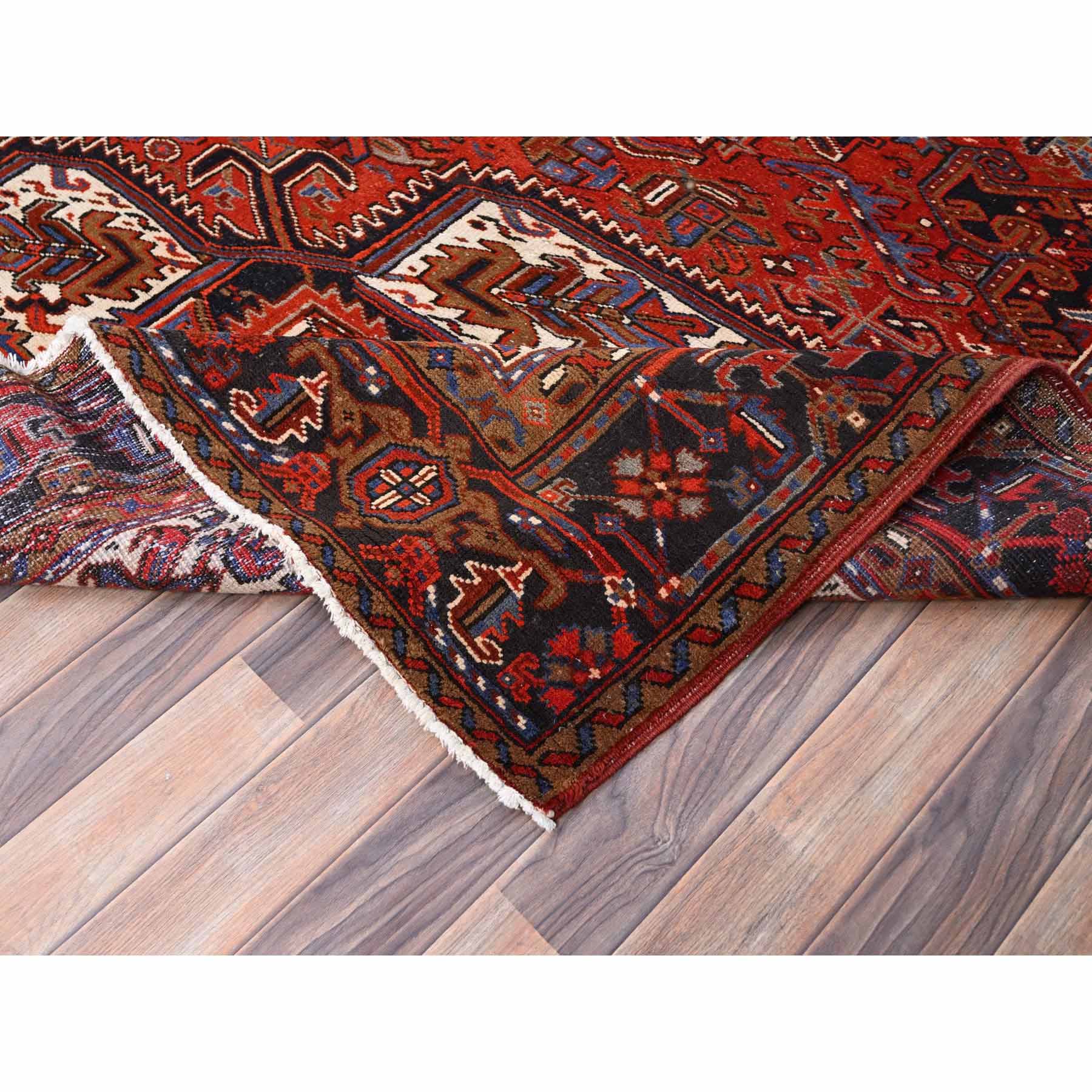 Heriz-Hand-Knotted-Rug-428365