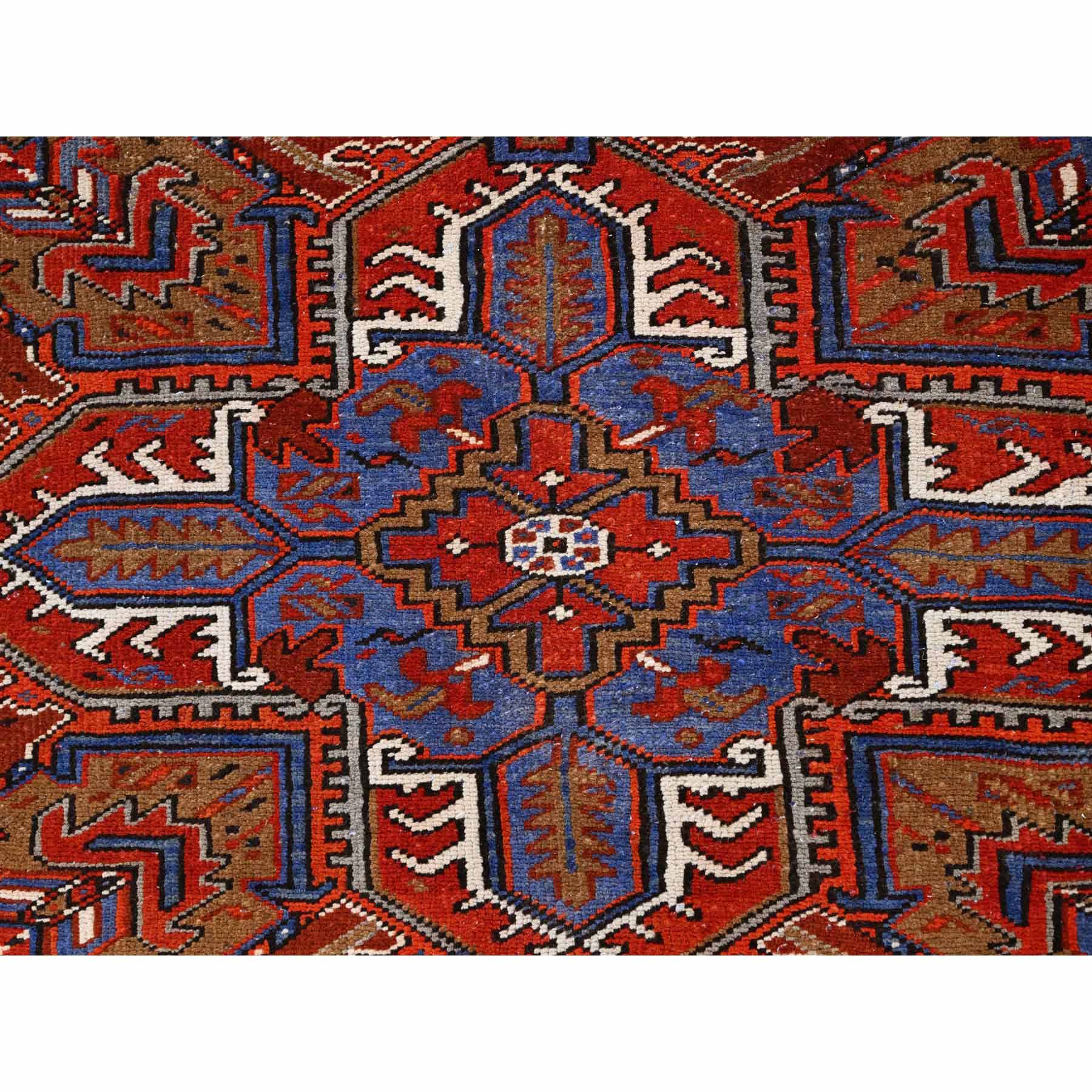 Heriz-Hand-Knotted-Rug-428365