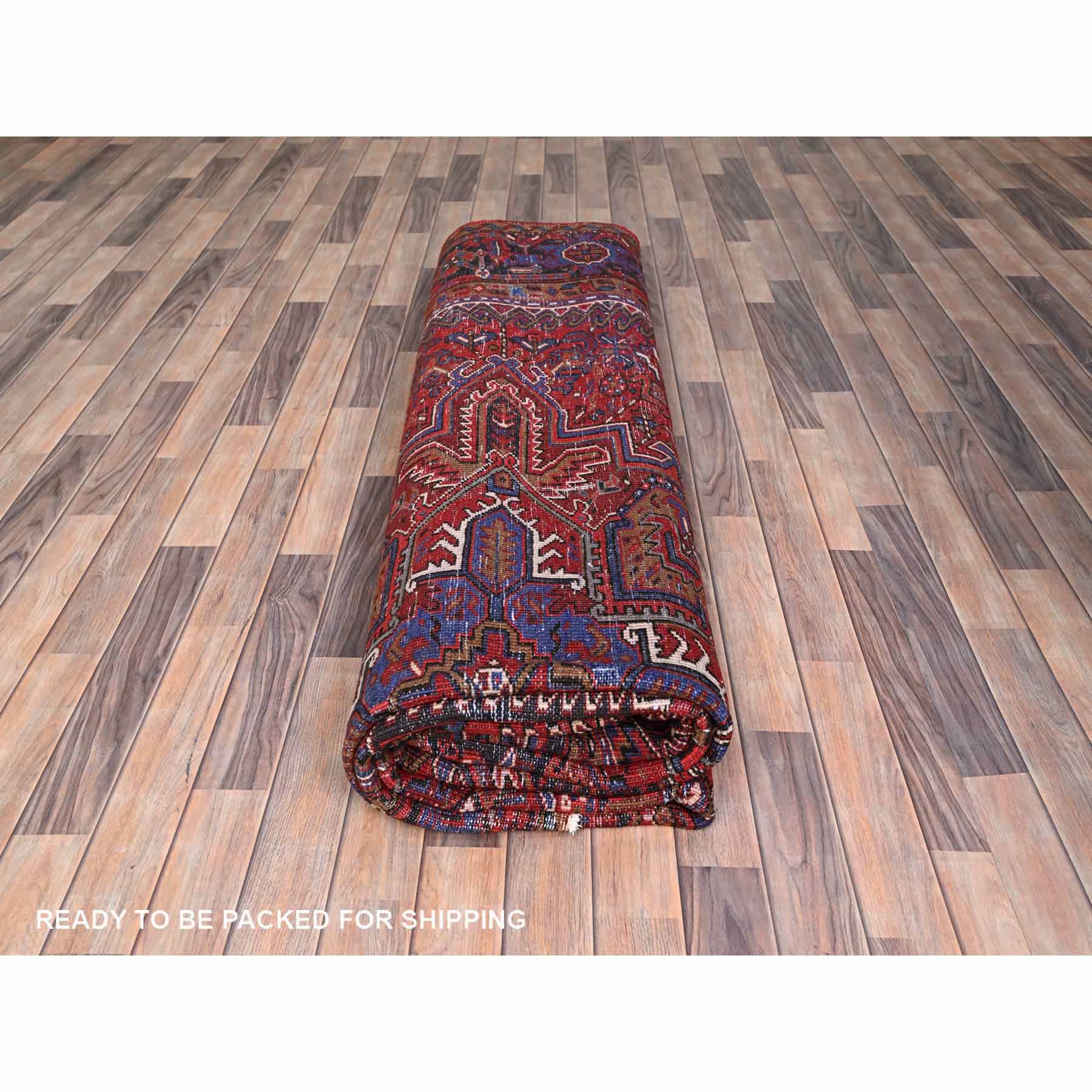 Heriz-Hand-Knotted-Rug-428365