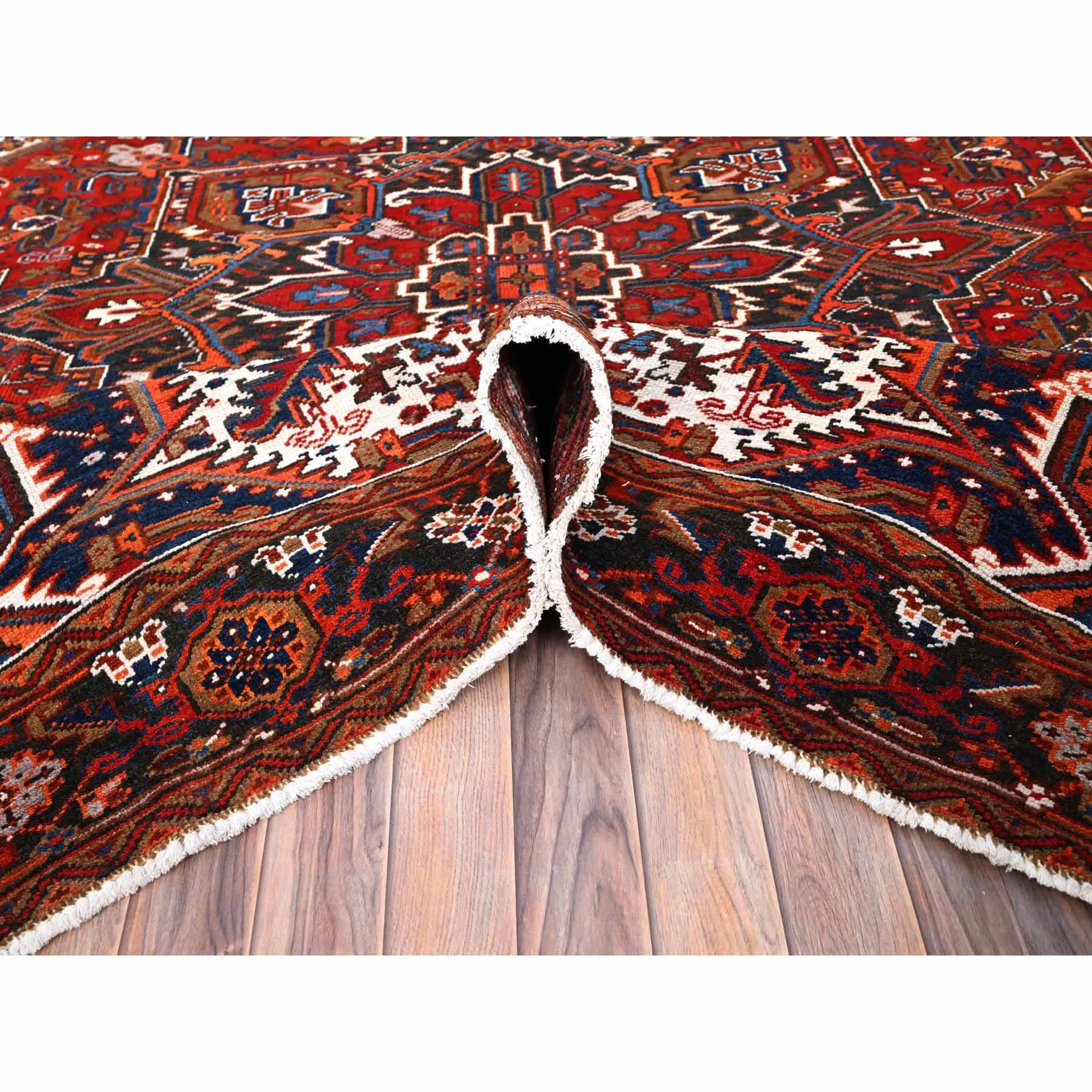 Heriz-Hand-Knotted-Rug-428405