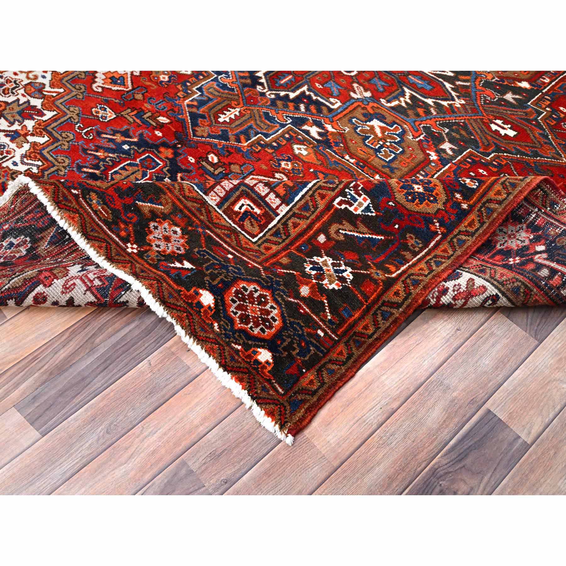 Heriz-Hand-Knotted-Rug-428405