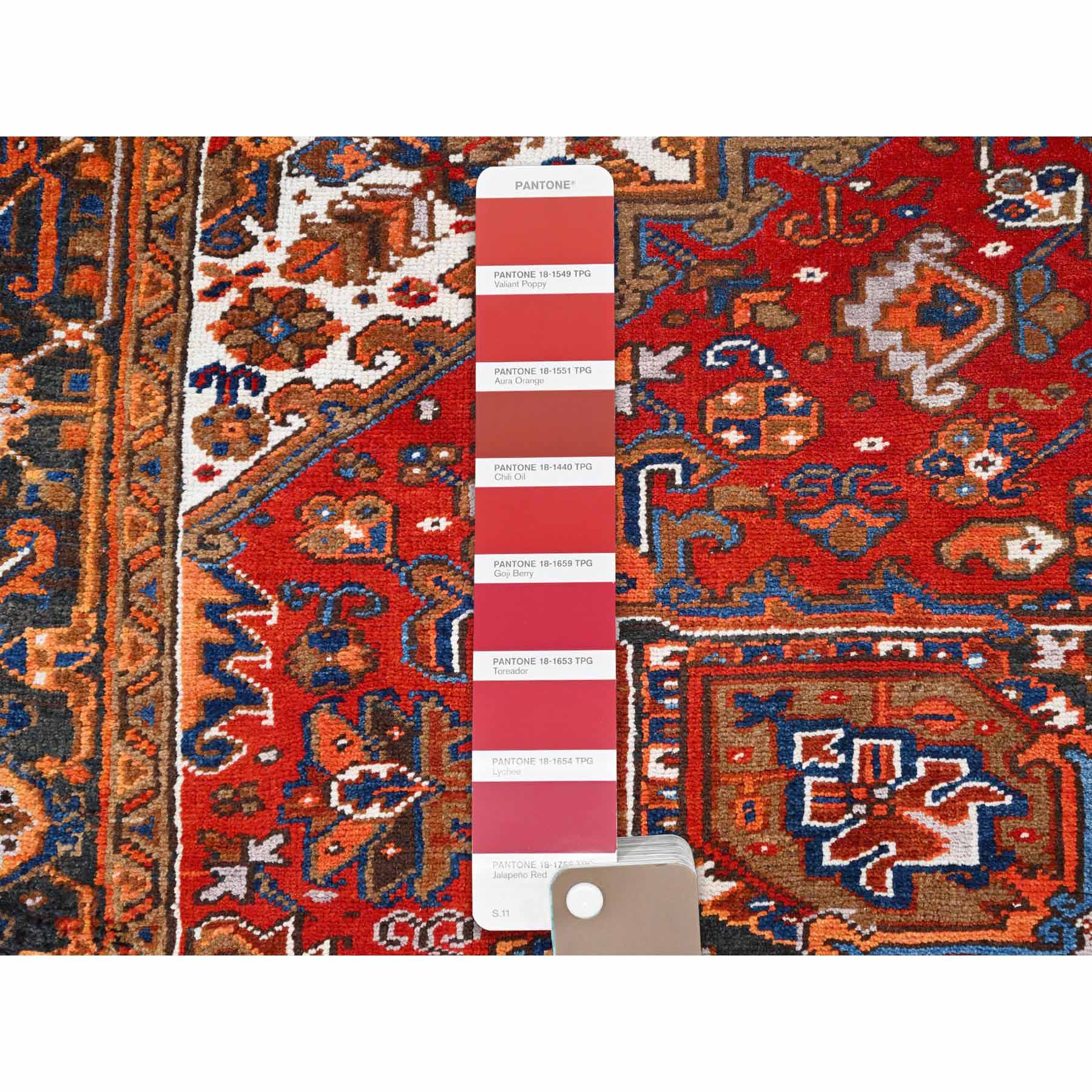 Heriz-Hand-Knotted-Rug-428405