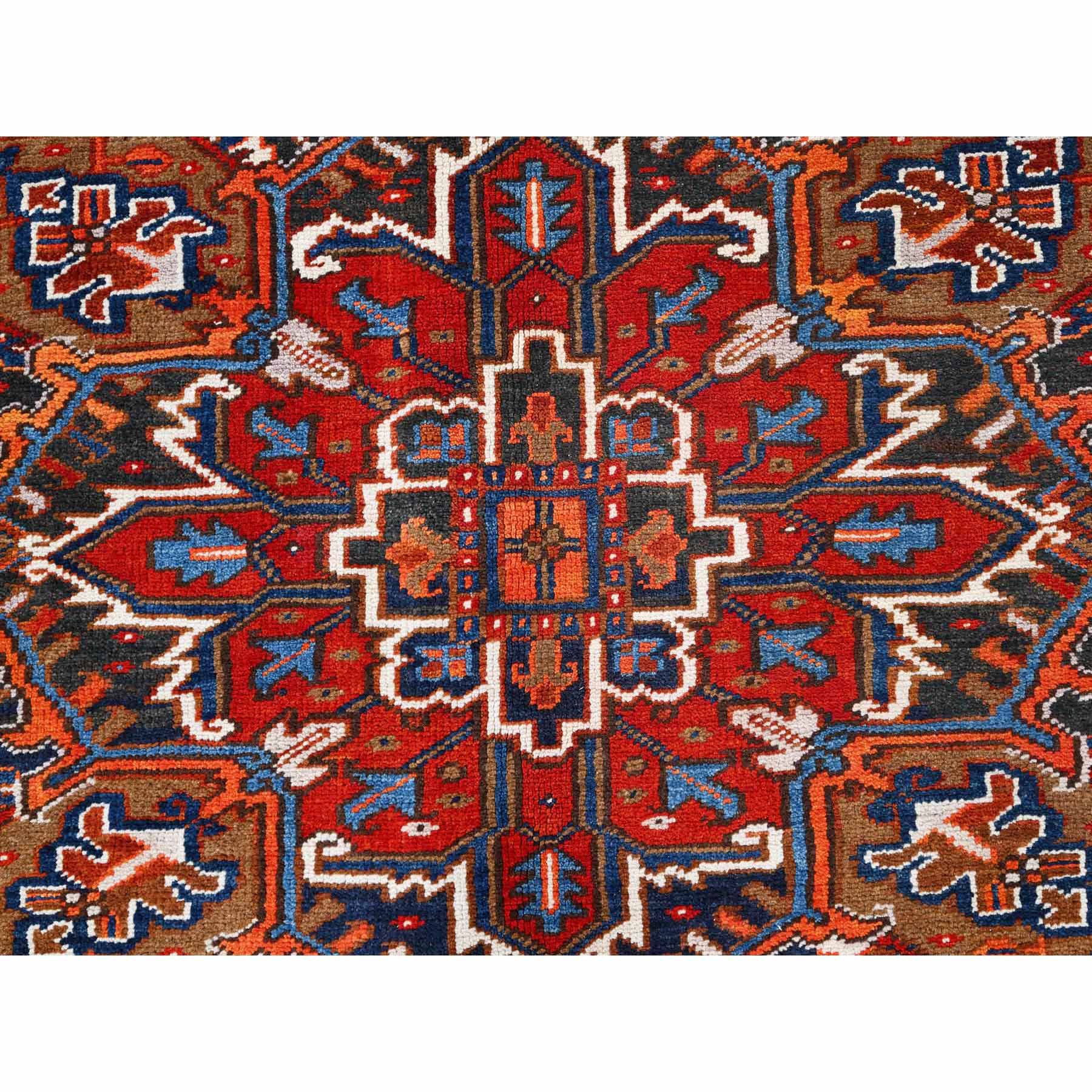 Heriz-Hand-Knotted-Rug-428405