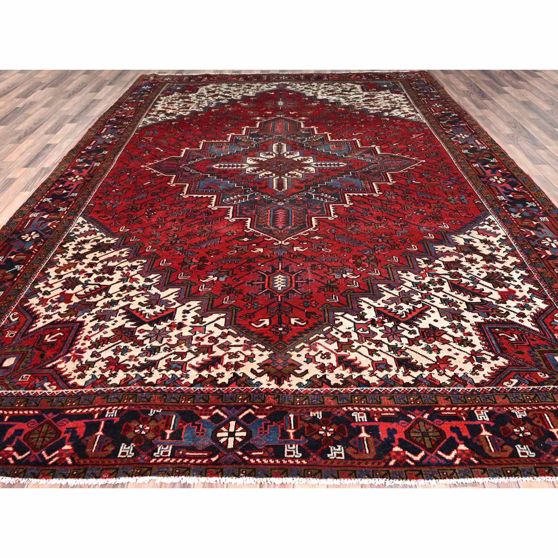 Heriz-Hand-Knotted-Rug-428410