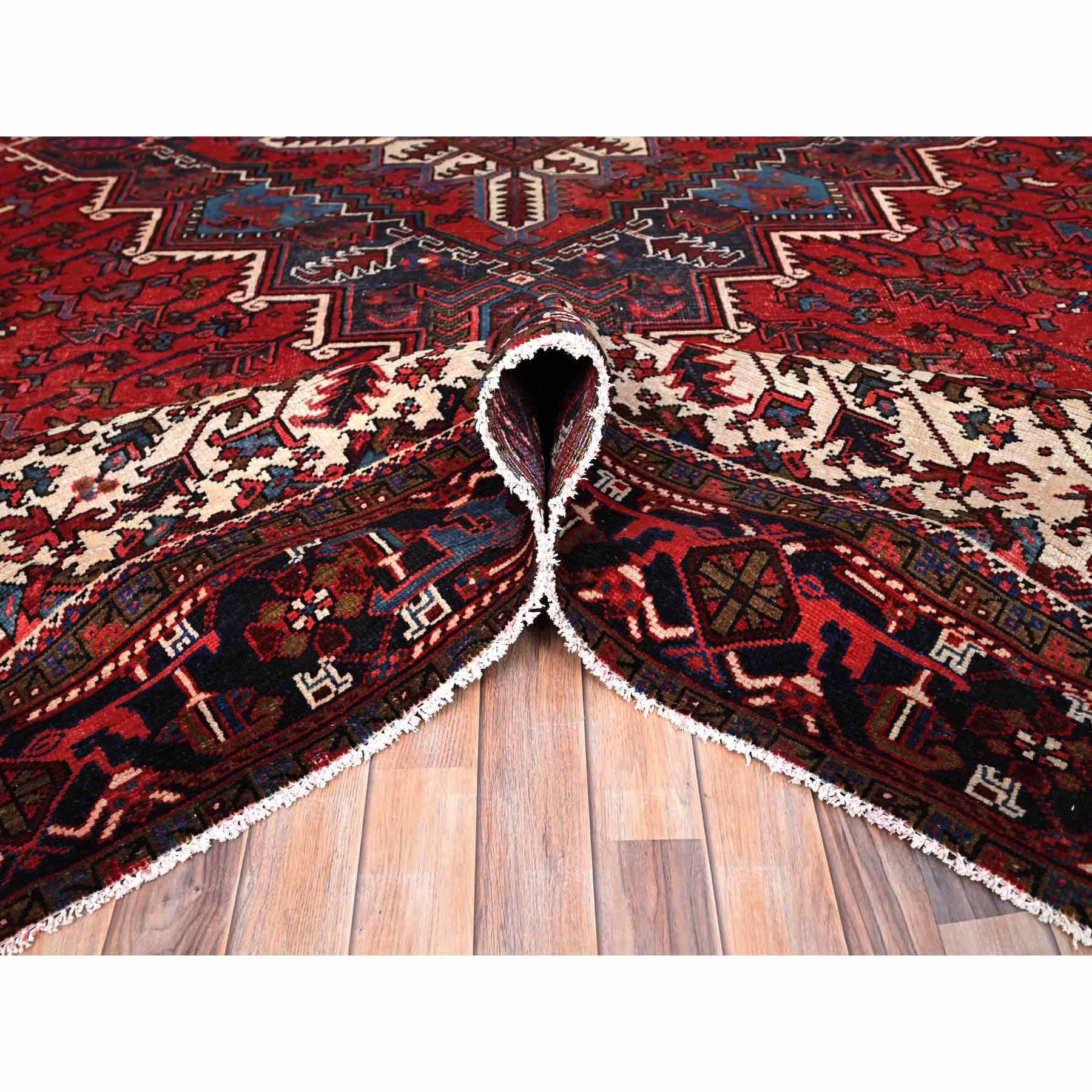 Heriz-Hand-Knotted-Rug-428410