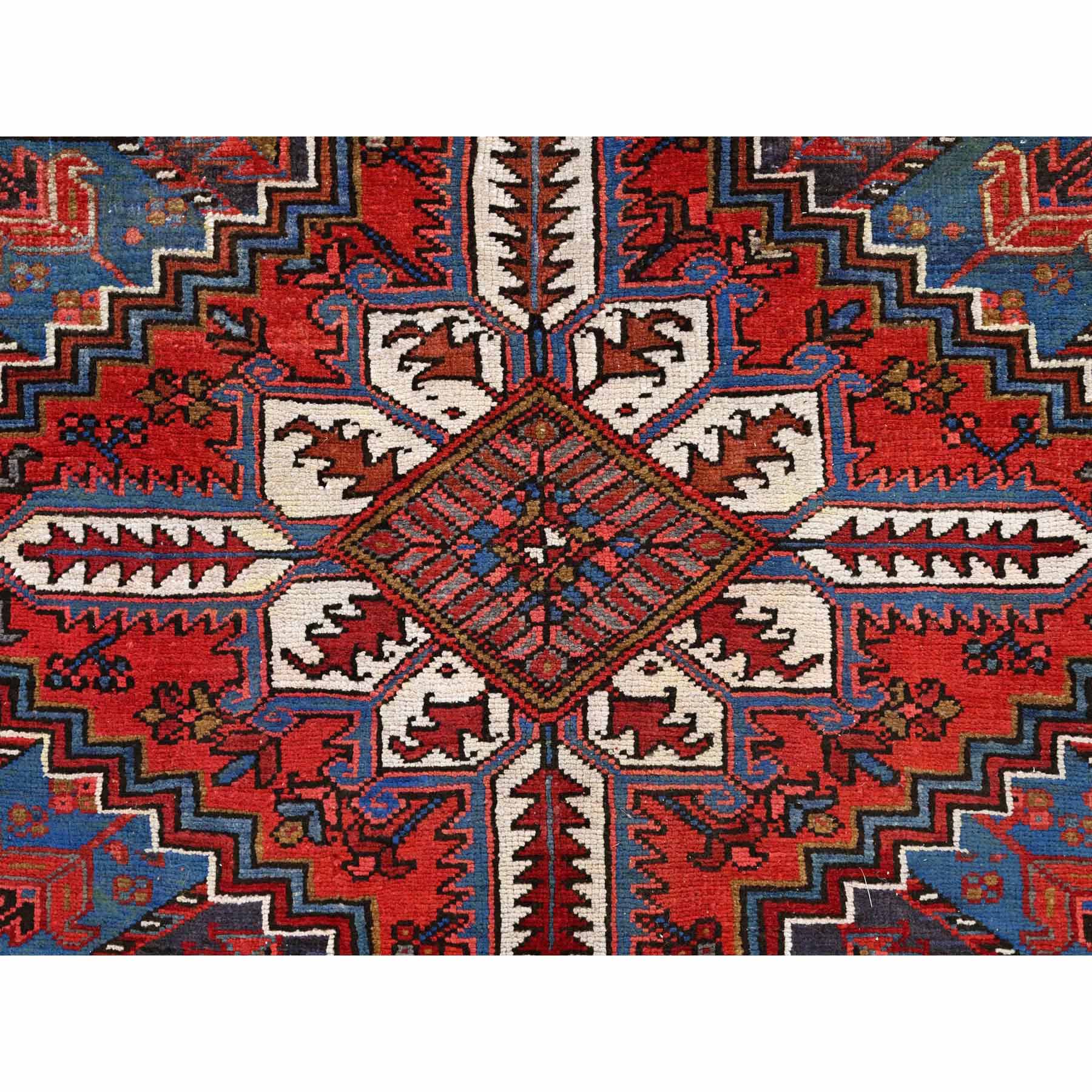 Heriz-Hand-Knotted-Rug-428410