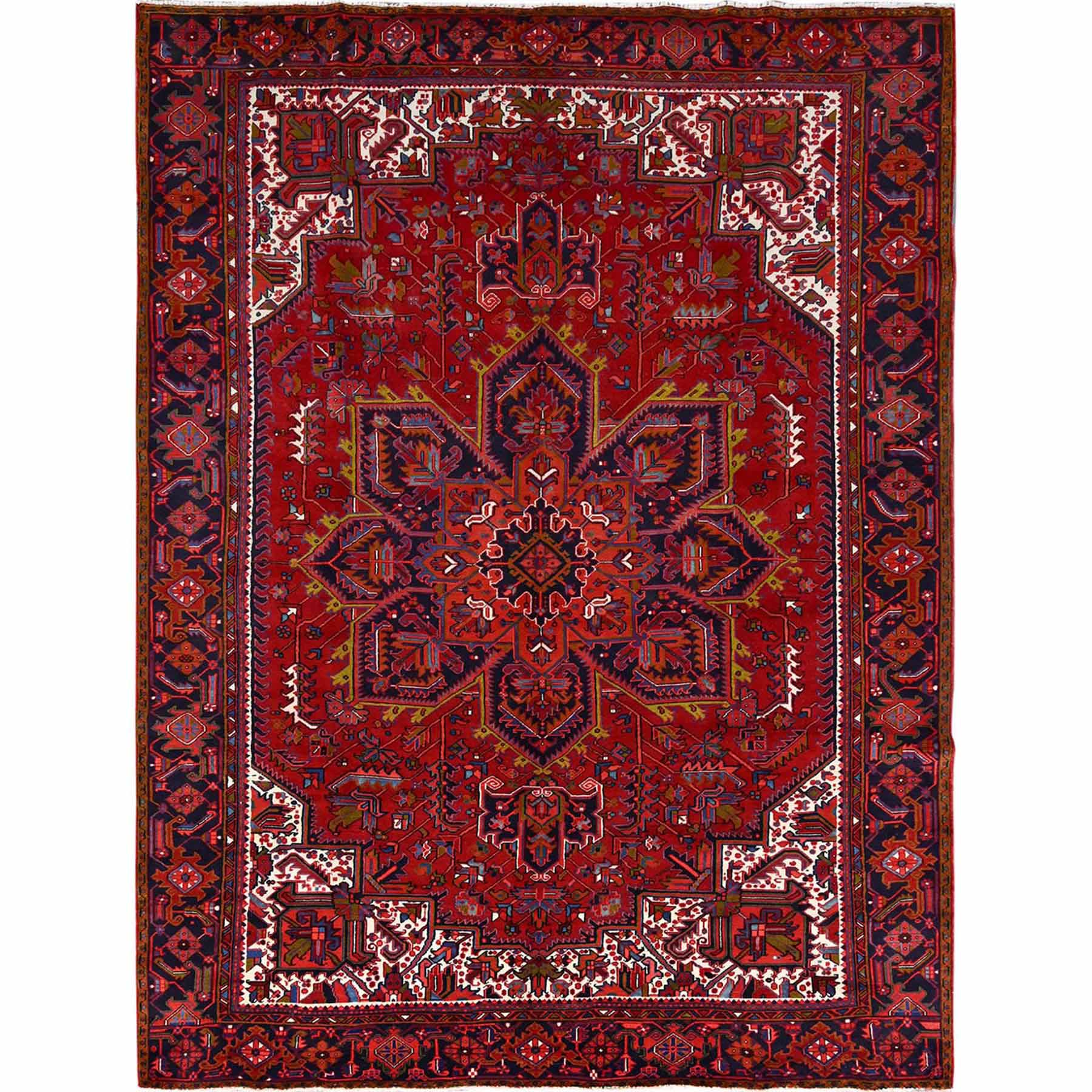 Heriz-Hand-Knotted-Rug-429445