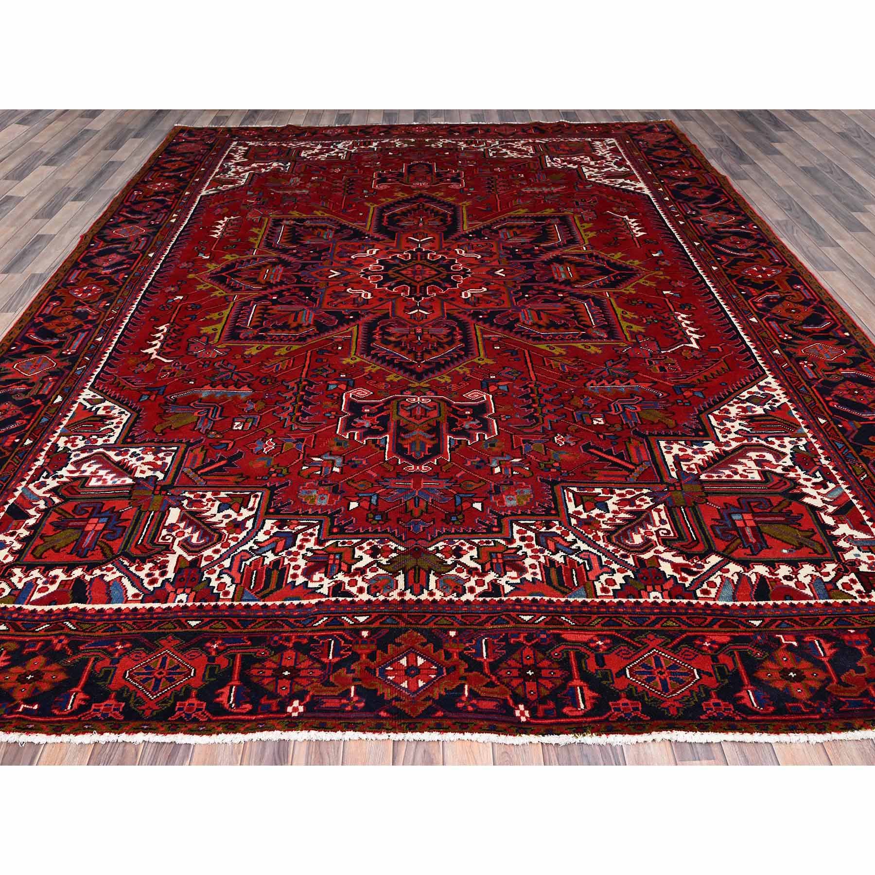 Heriz-Hand-Knotted-Rug-429445