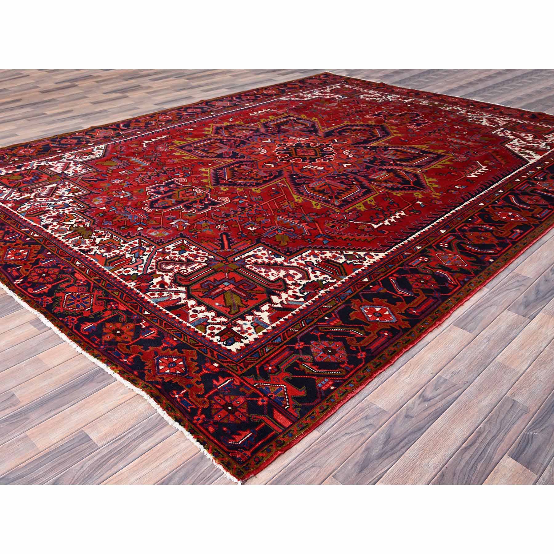 Heriz-Hand-Knotted-Rug-429445