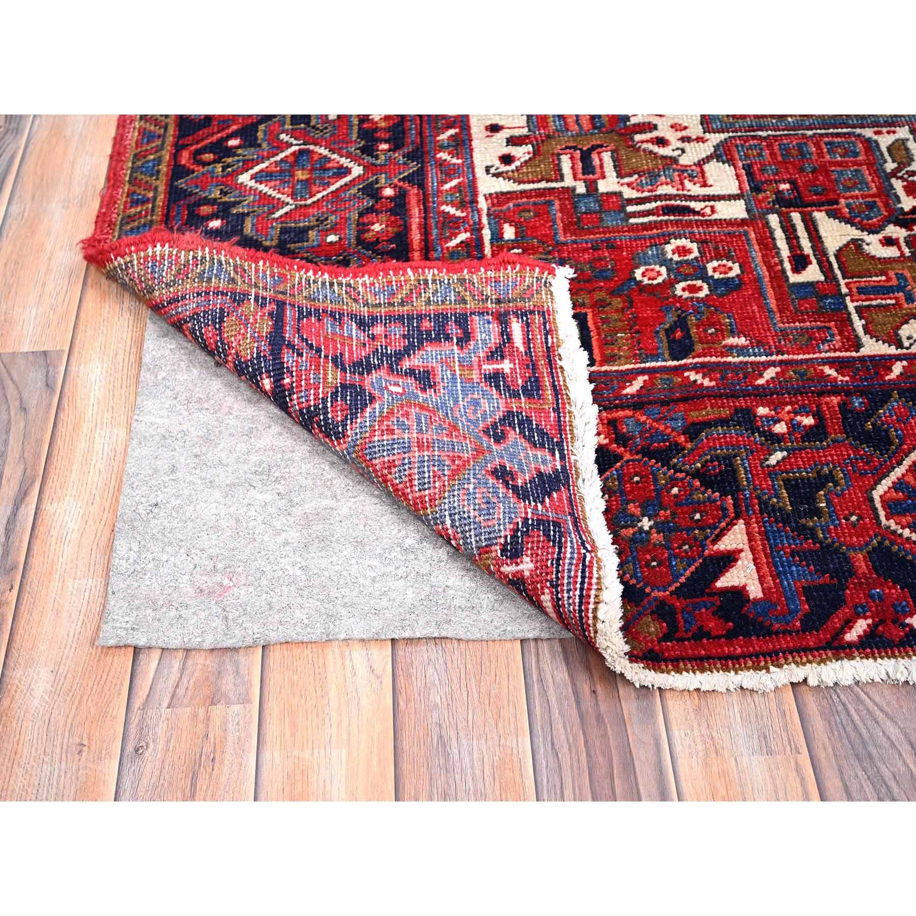 Heriz-Hand-Knotted-Rug-429455