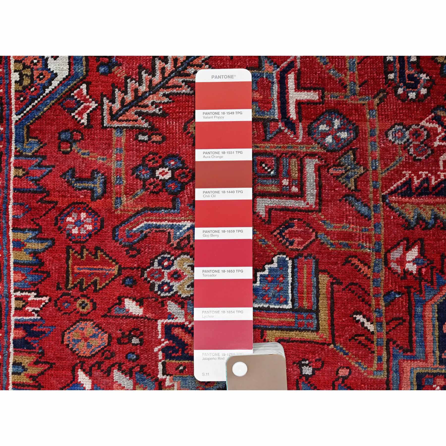 Heriz-Hand-Knotted-Rug-429455