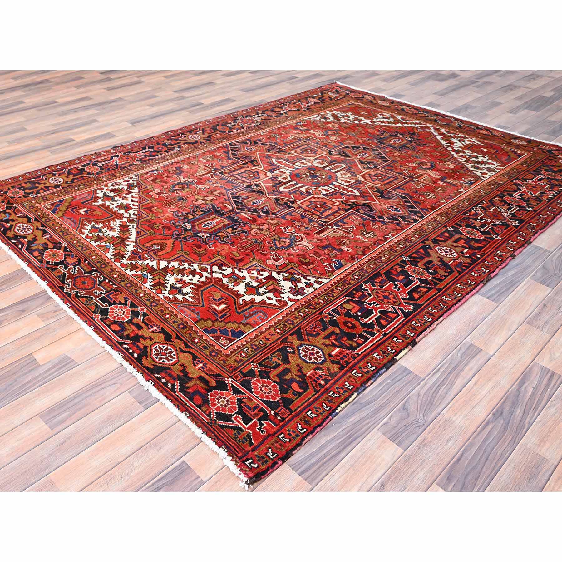 Heriz-Hand-Knotted-Rug-429505