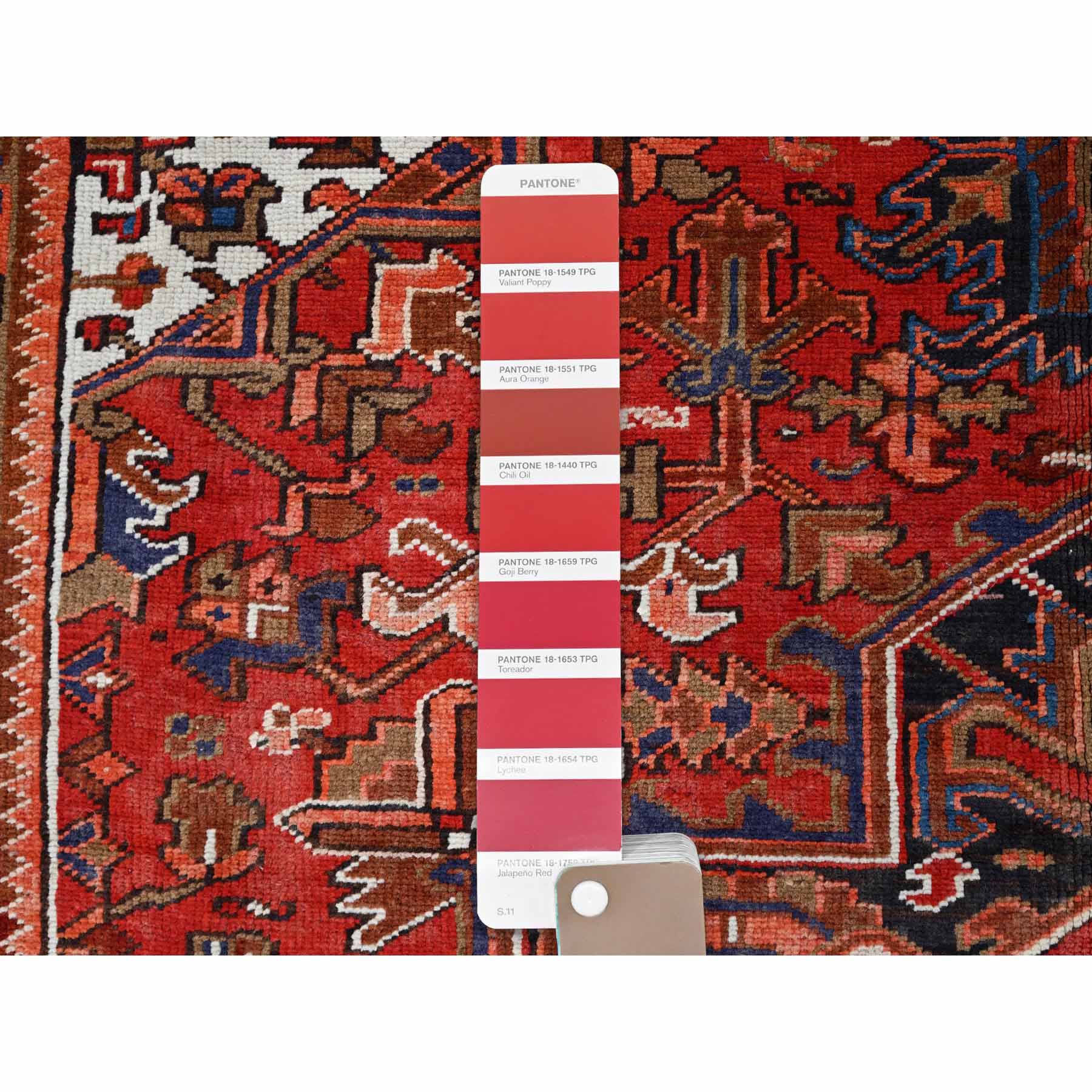 Heriz-Hand-Knotted-Rug-429505