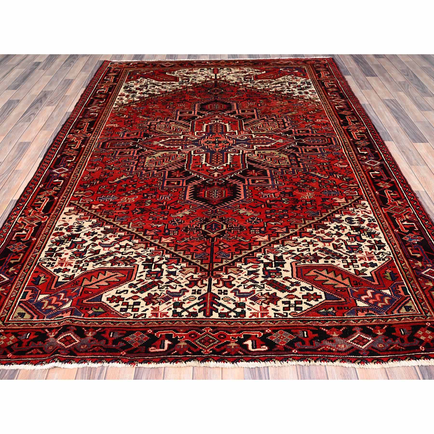 Heriz-Hand-Knotted-Rug-429515