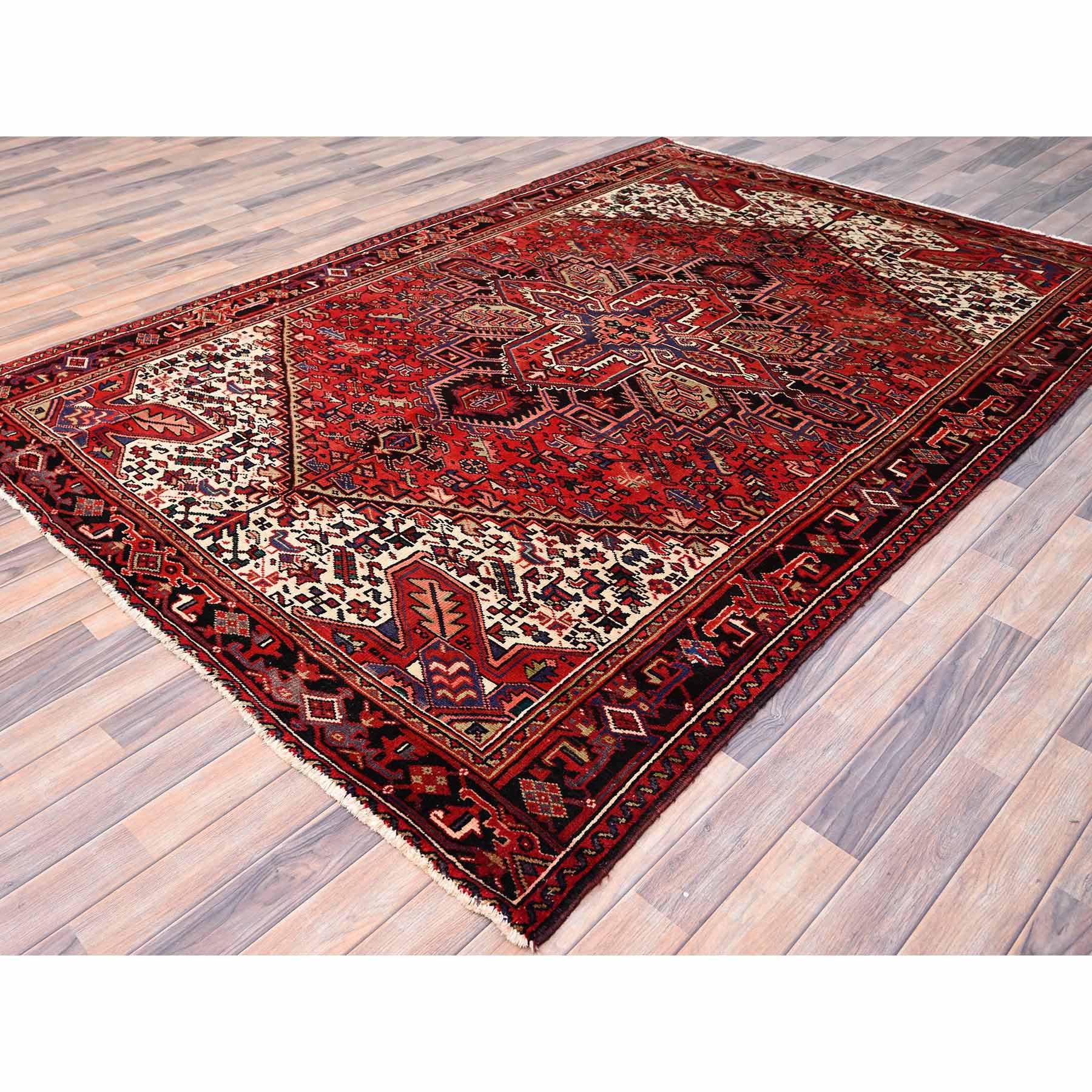 Heriz-Hand-Knotted-Rug-429515