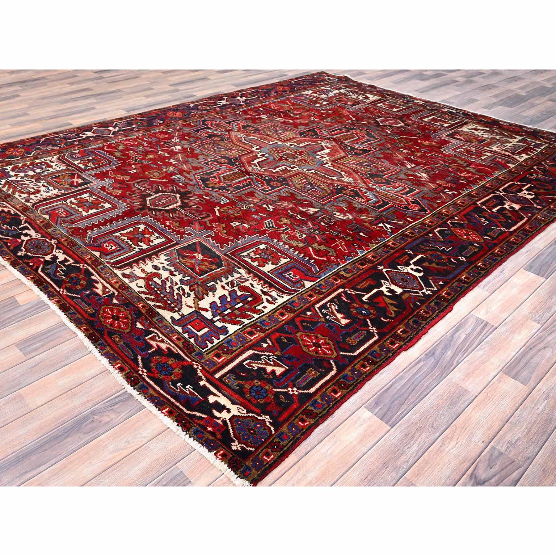 Heriz-Hand-Knotted-Rug-429525