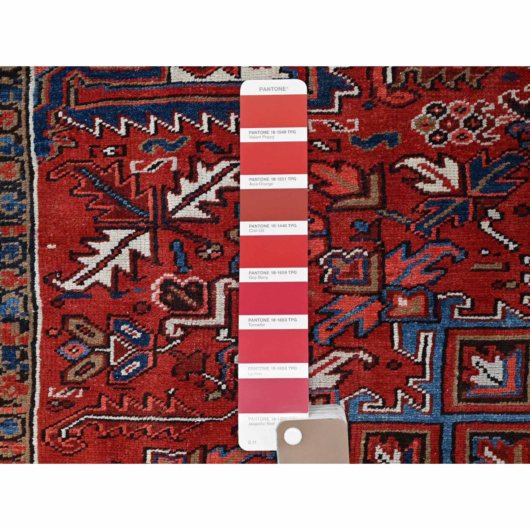 Heriz-Hand-Knotted-Rug-429535