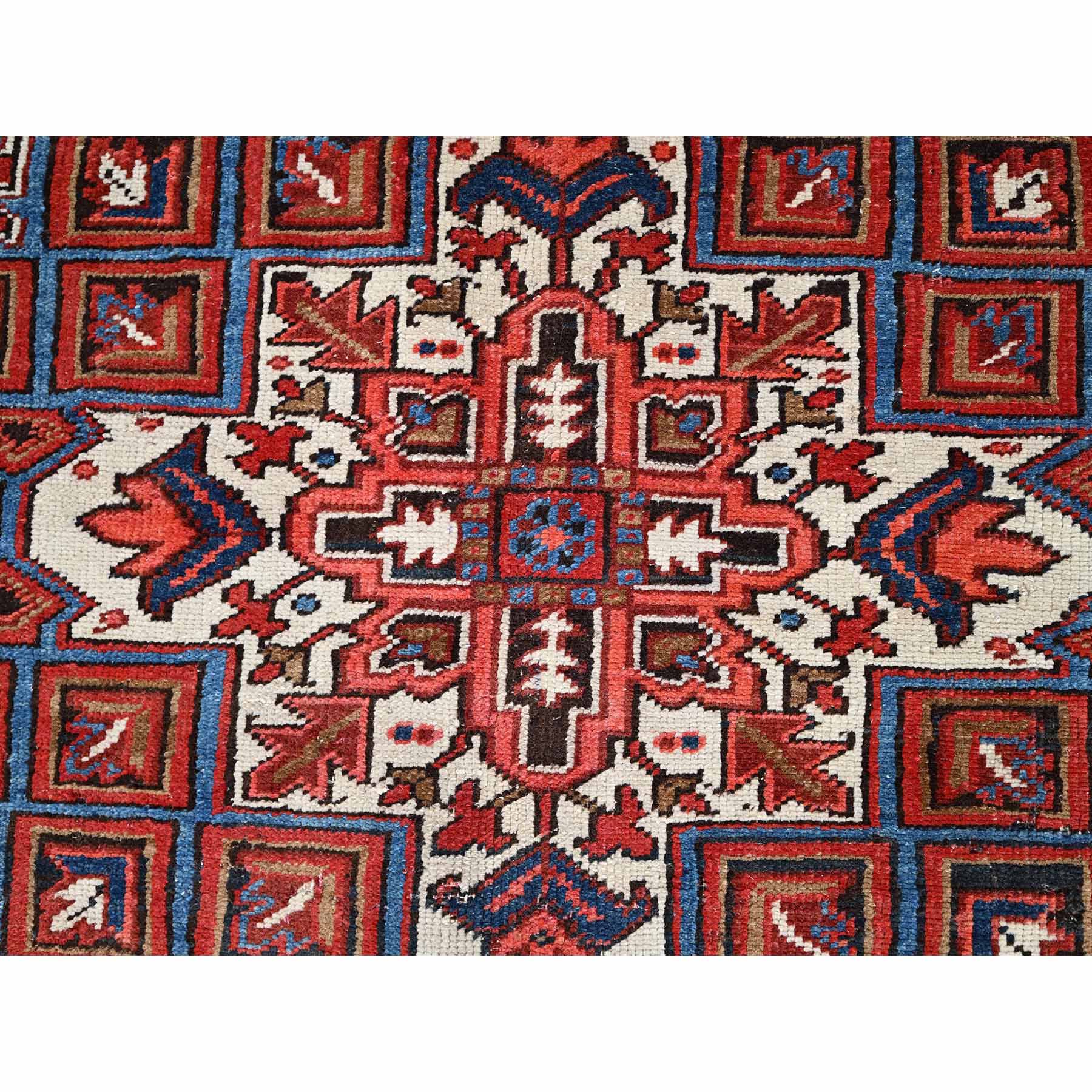 Heriz-Hand-Knotted-Rug-429535