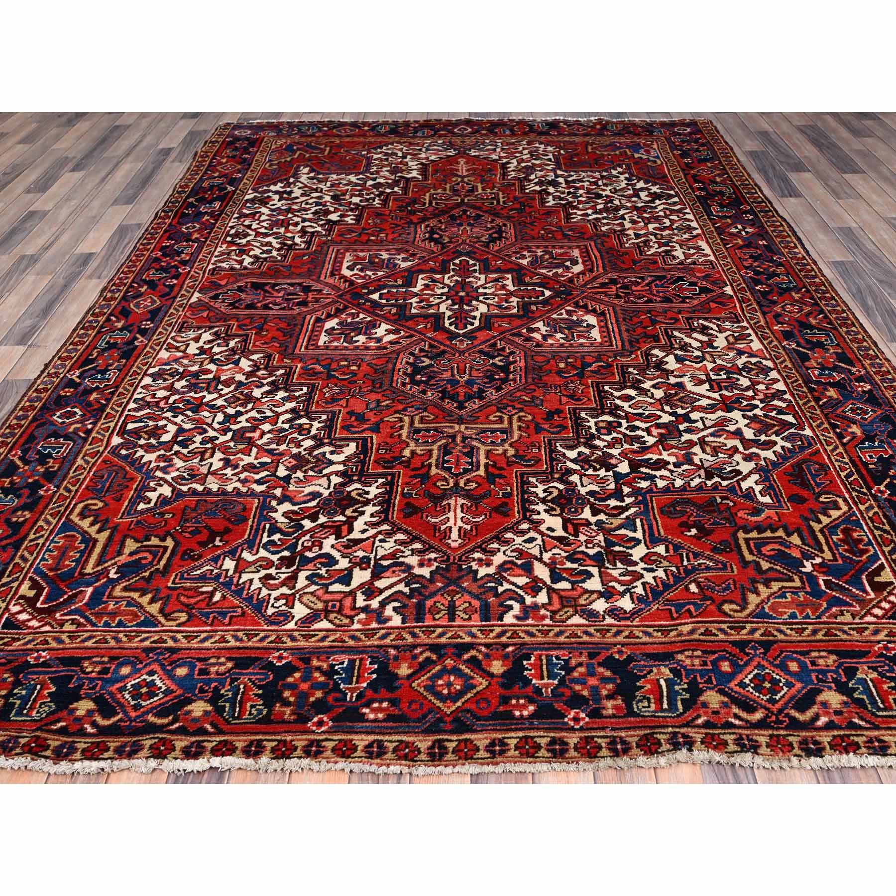 Heriz-Hand-Knotted-Rug-429570