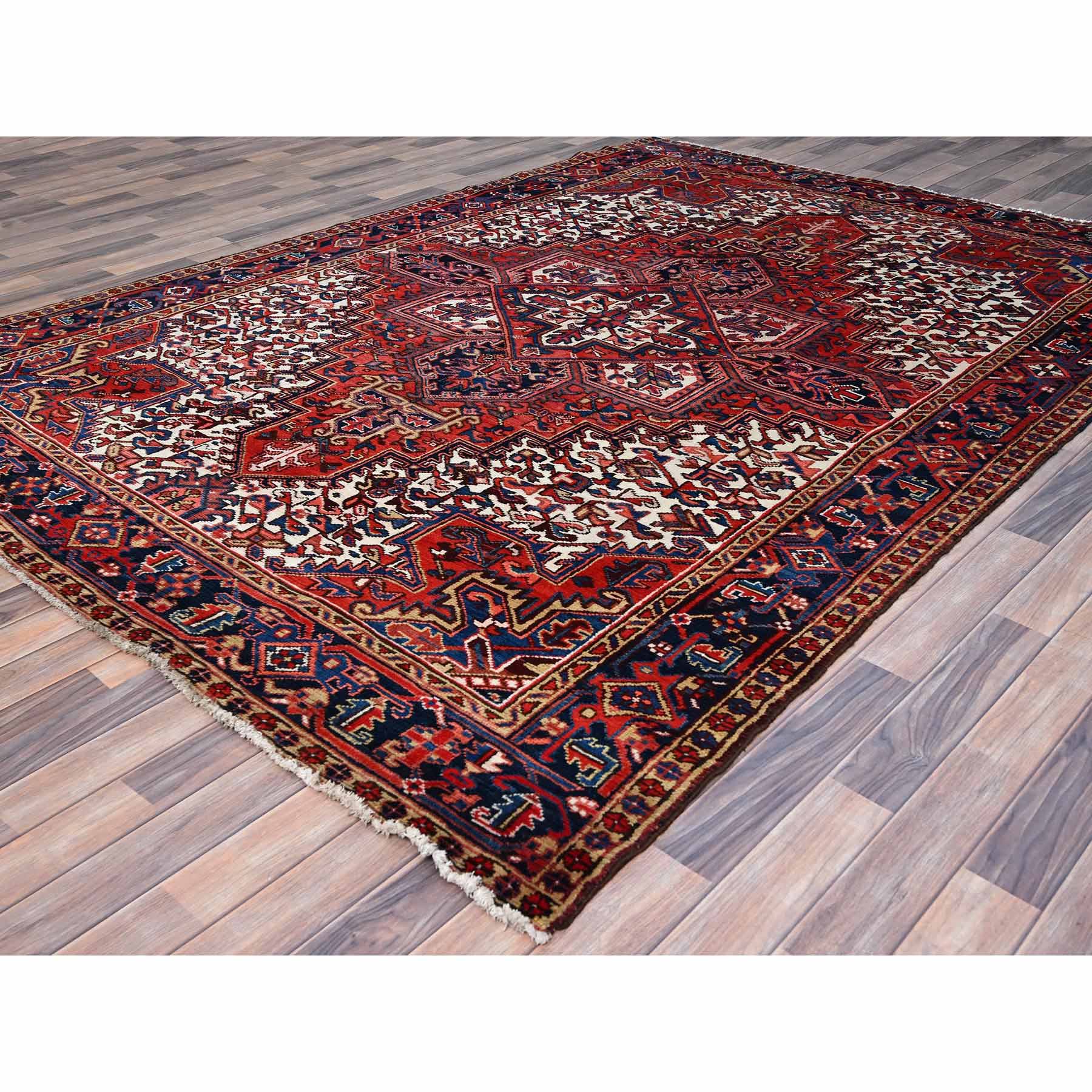 Heriz-Hand-Knotted-Rug-429570