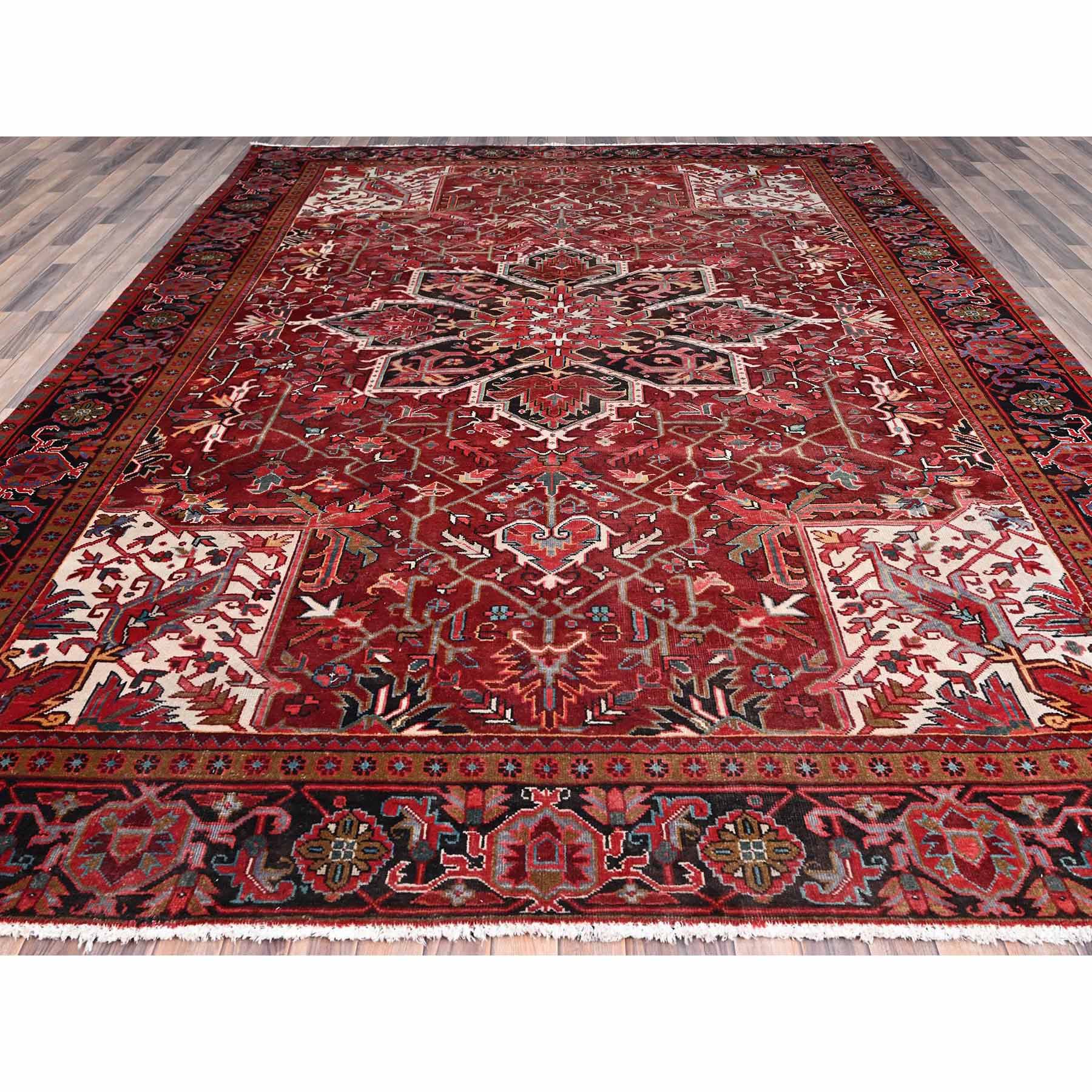 Heriz-Hand-Knotted-Rug-429600