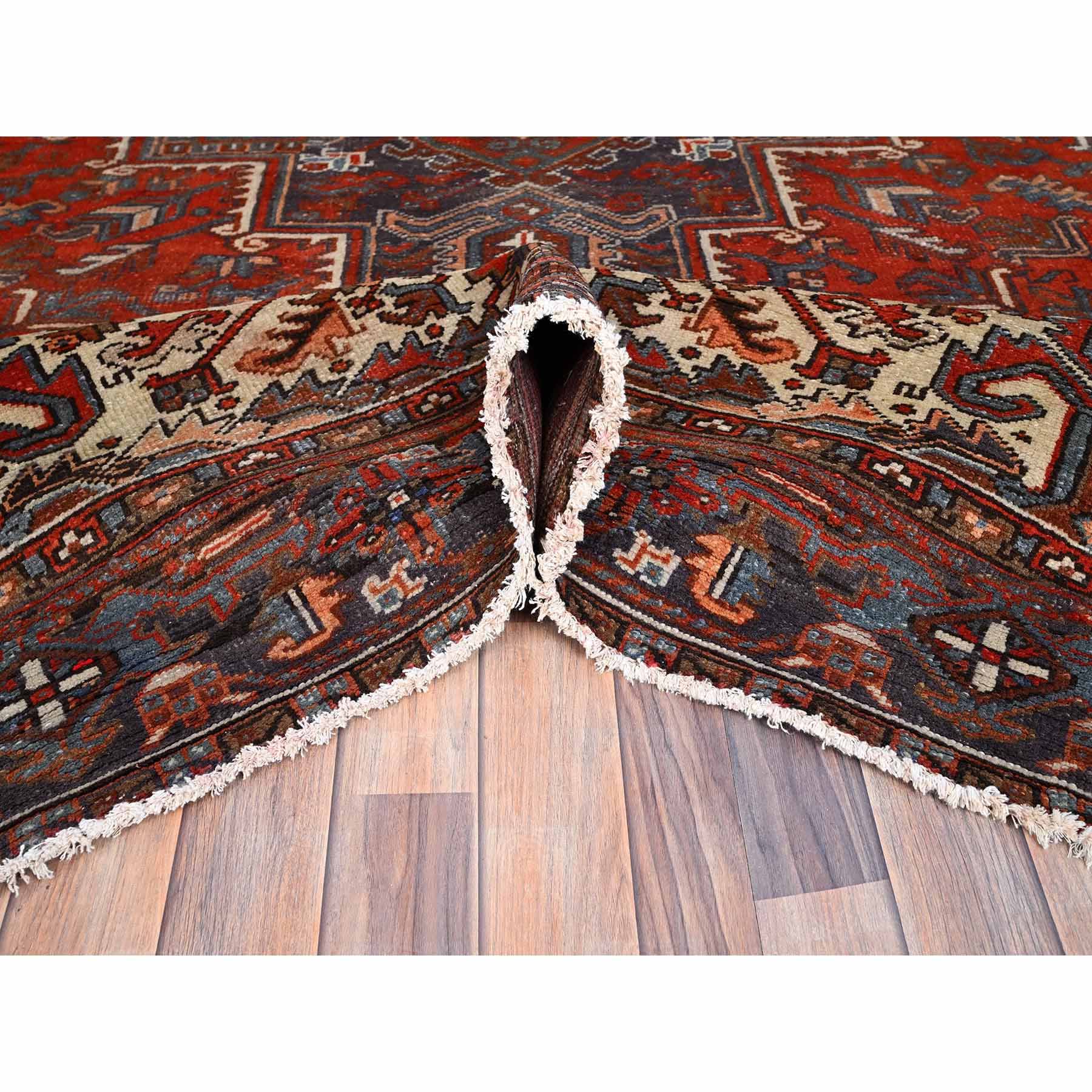 Heriz-Hand-Knotted-Rug-429635