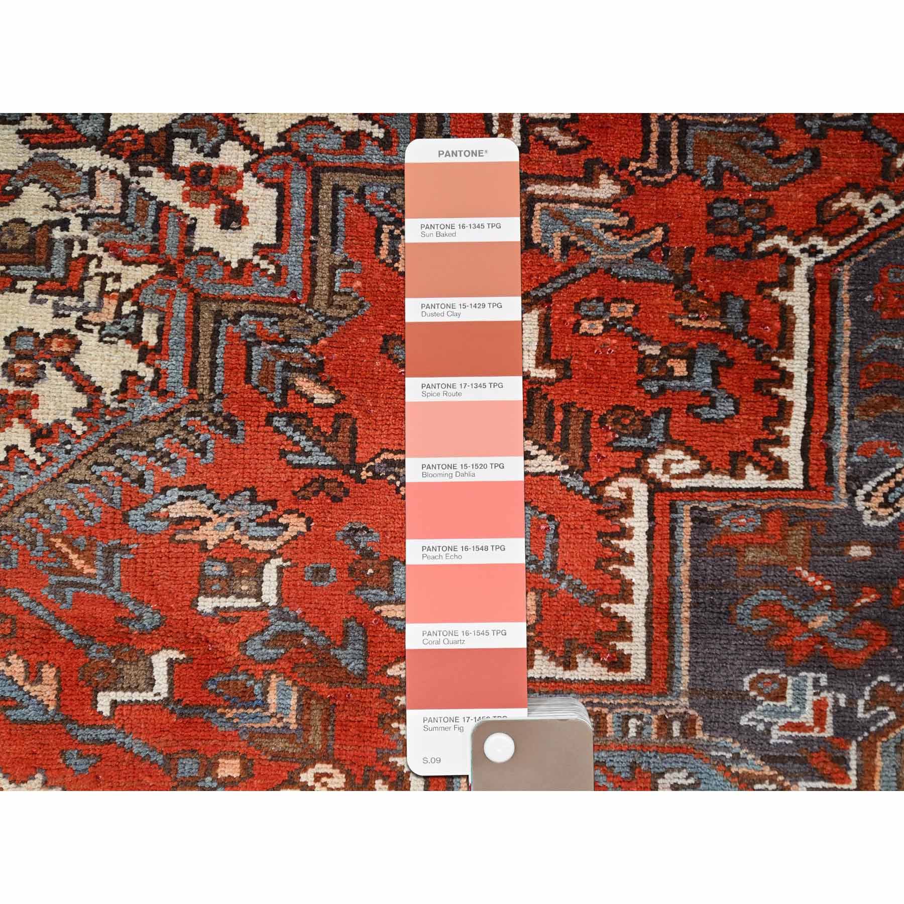 Heriz-Hand-Knotted-Rug-429635