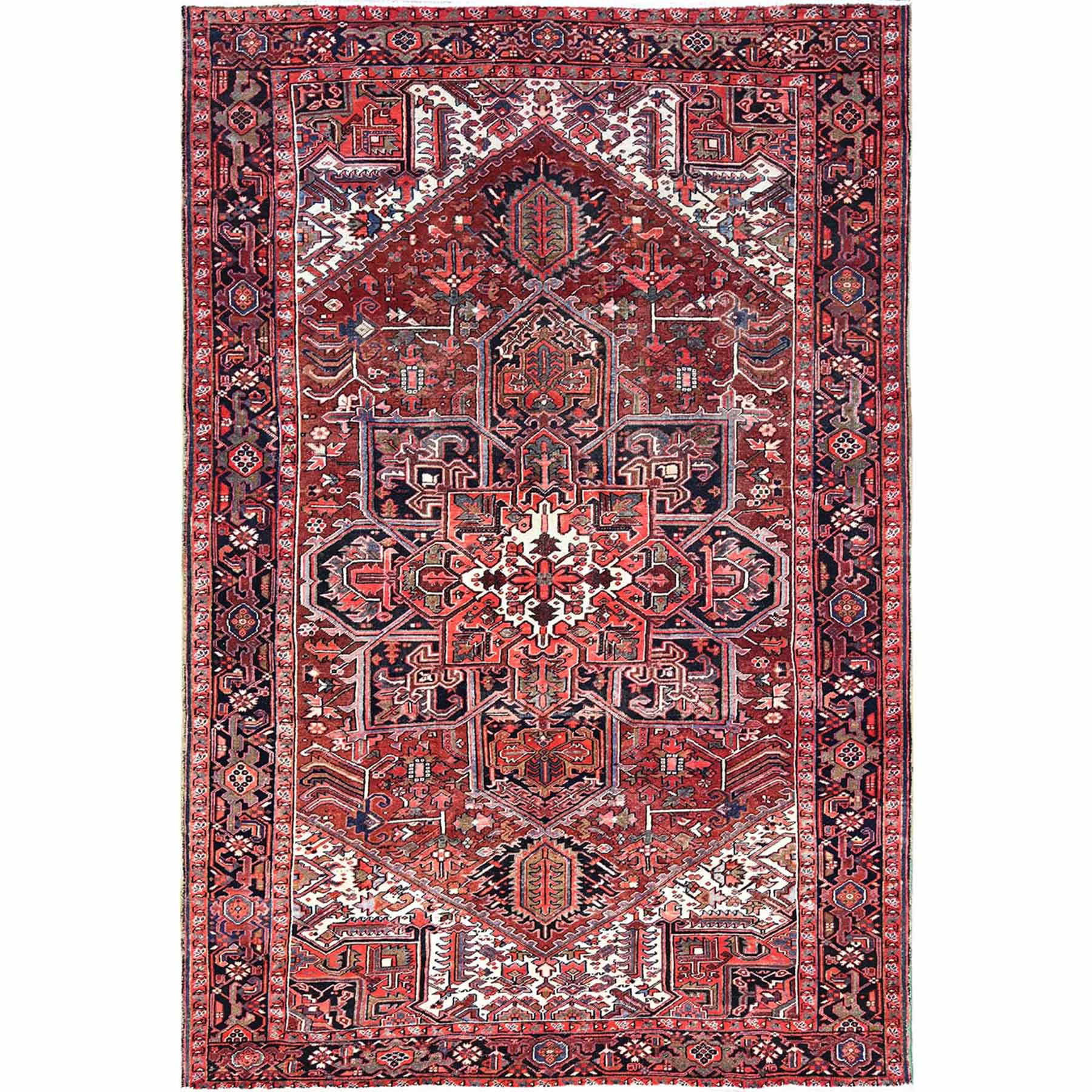 Heriz-Hand-Knotted-Rug-429665