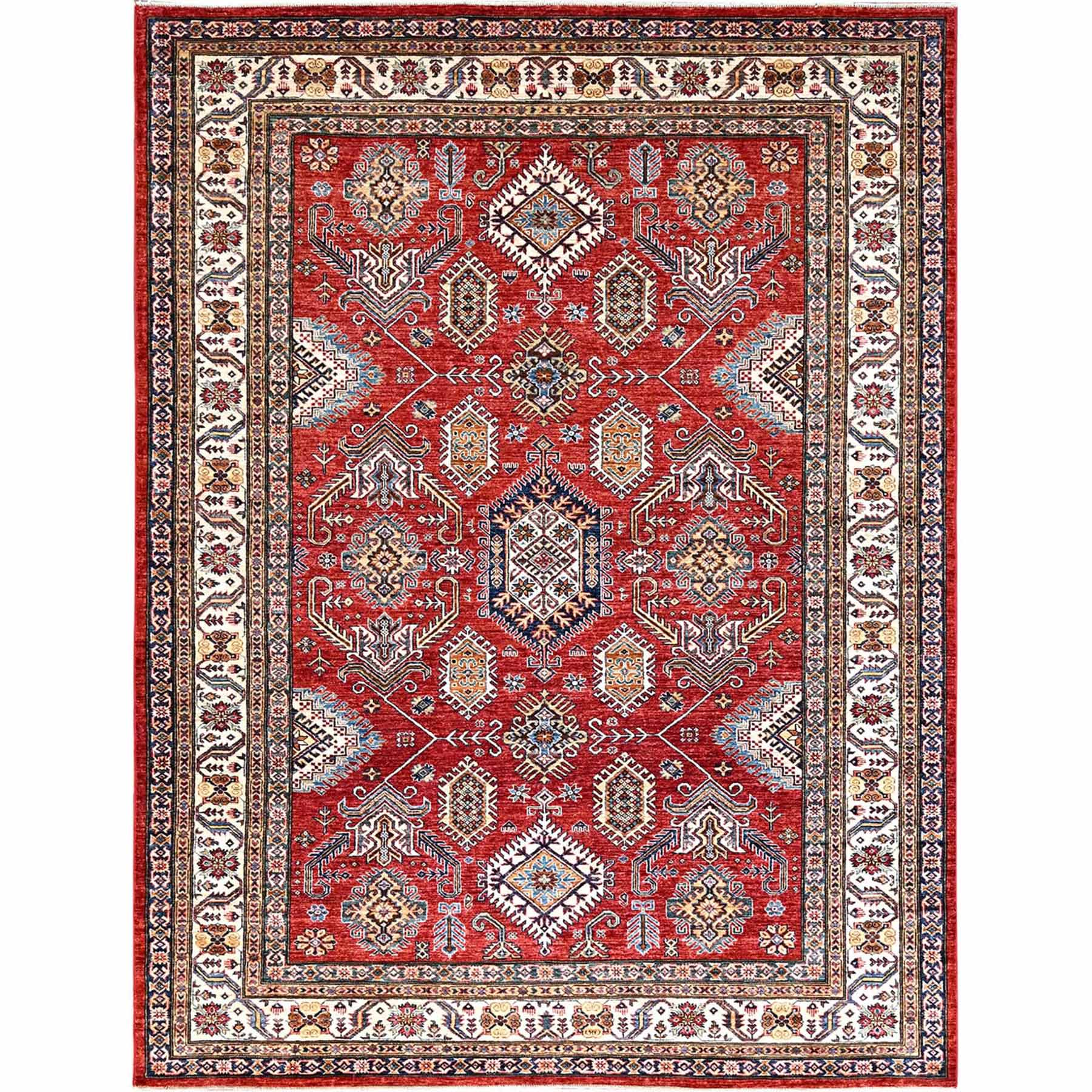 Kazak-Hand-Knotted-Rug-428925