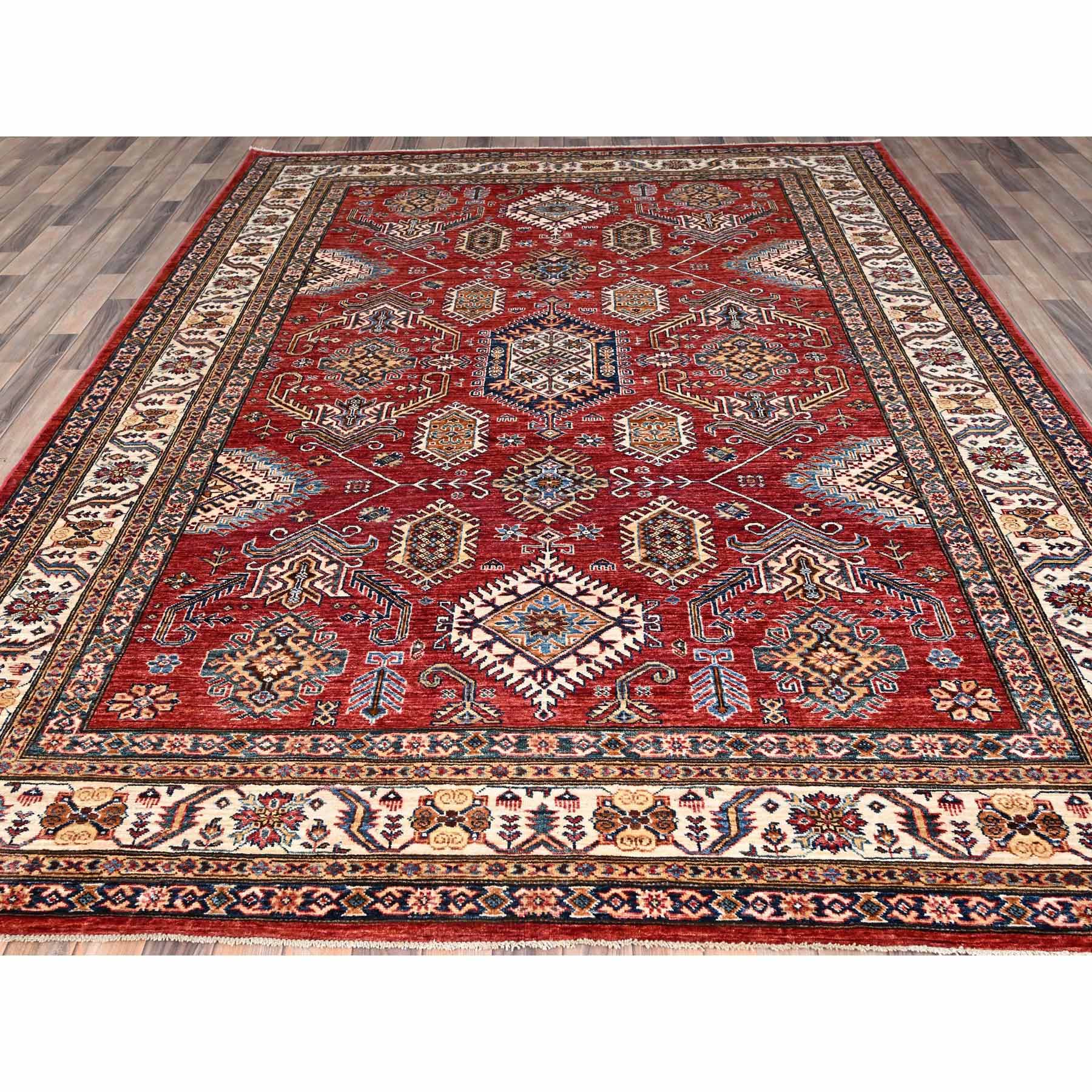 Kazak-Hand-Knotted-Rug-428925