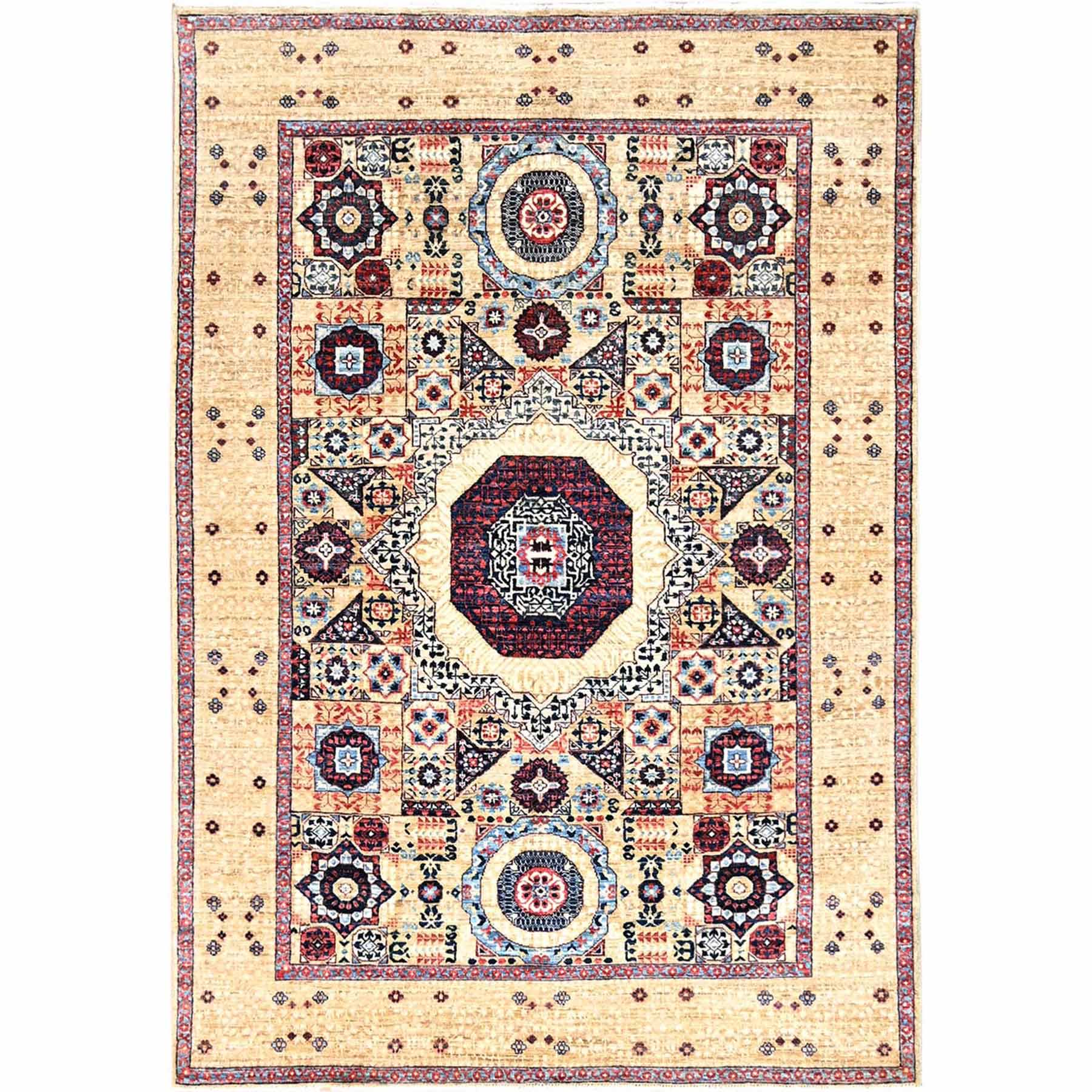 Mamluk-Hand-Knotted-Rug-429300