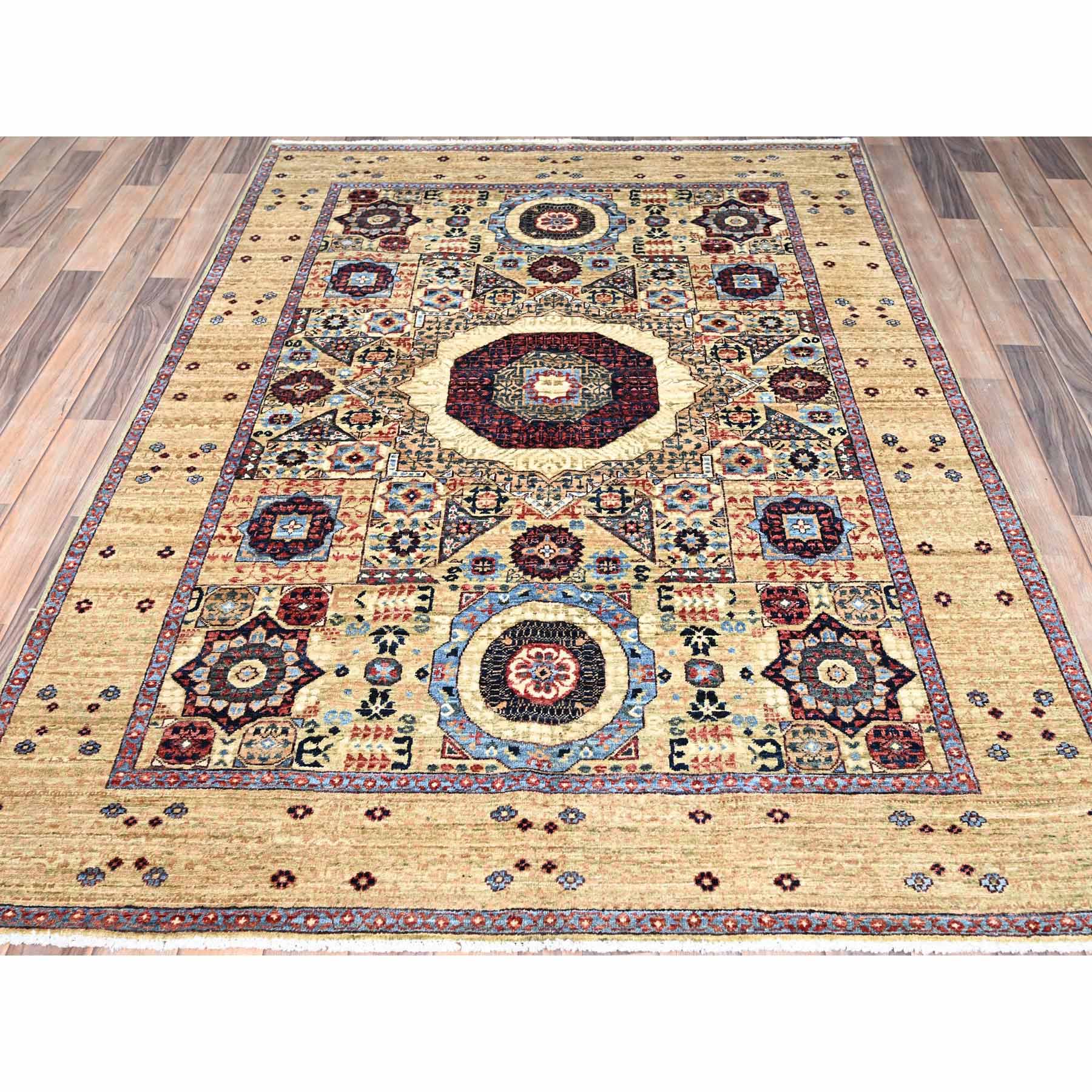 Mamluk-Hand-Knotted-Rug-429305
