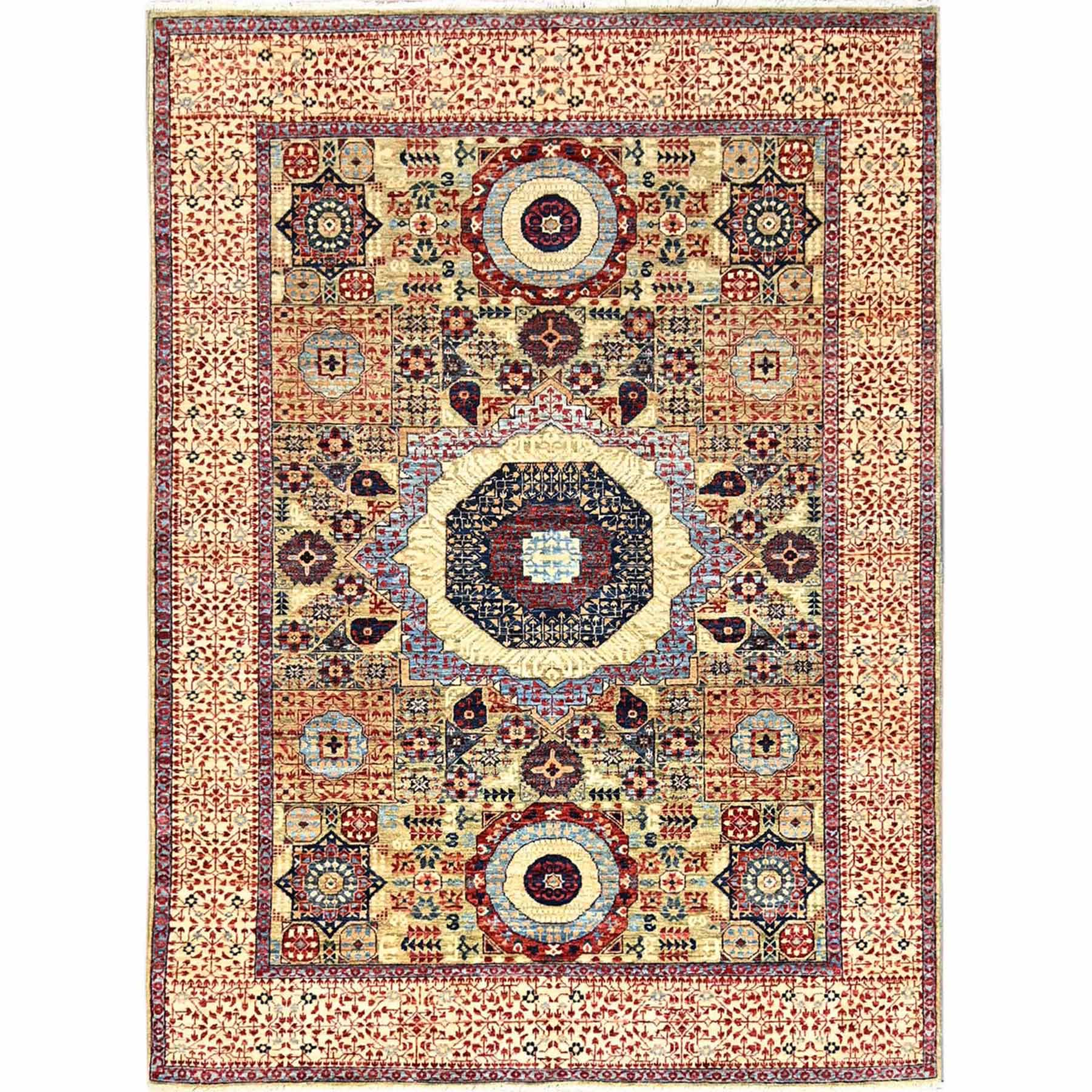 Mamluk-Hand-Knotted-Rug-429320