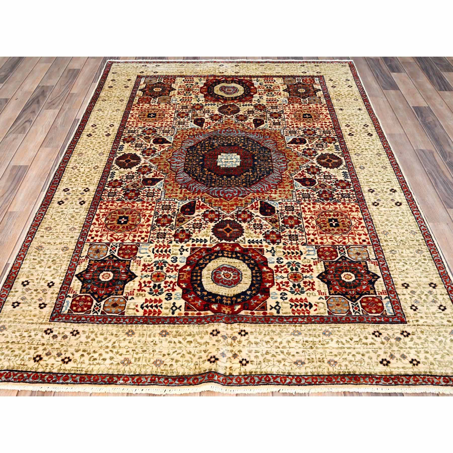 Mamluk-Hand-Knotted-Rug-429325