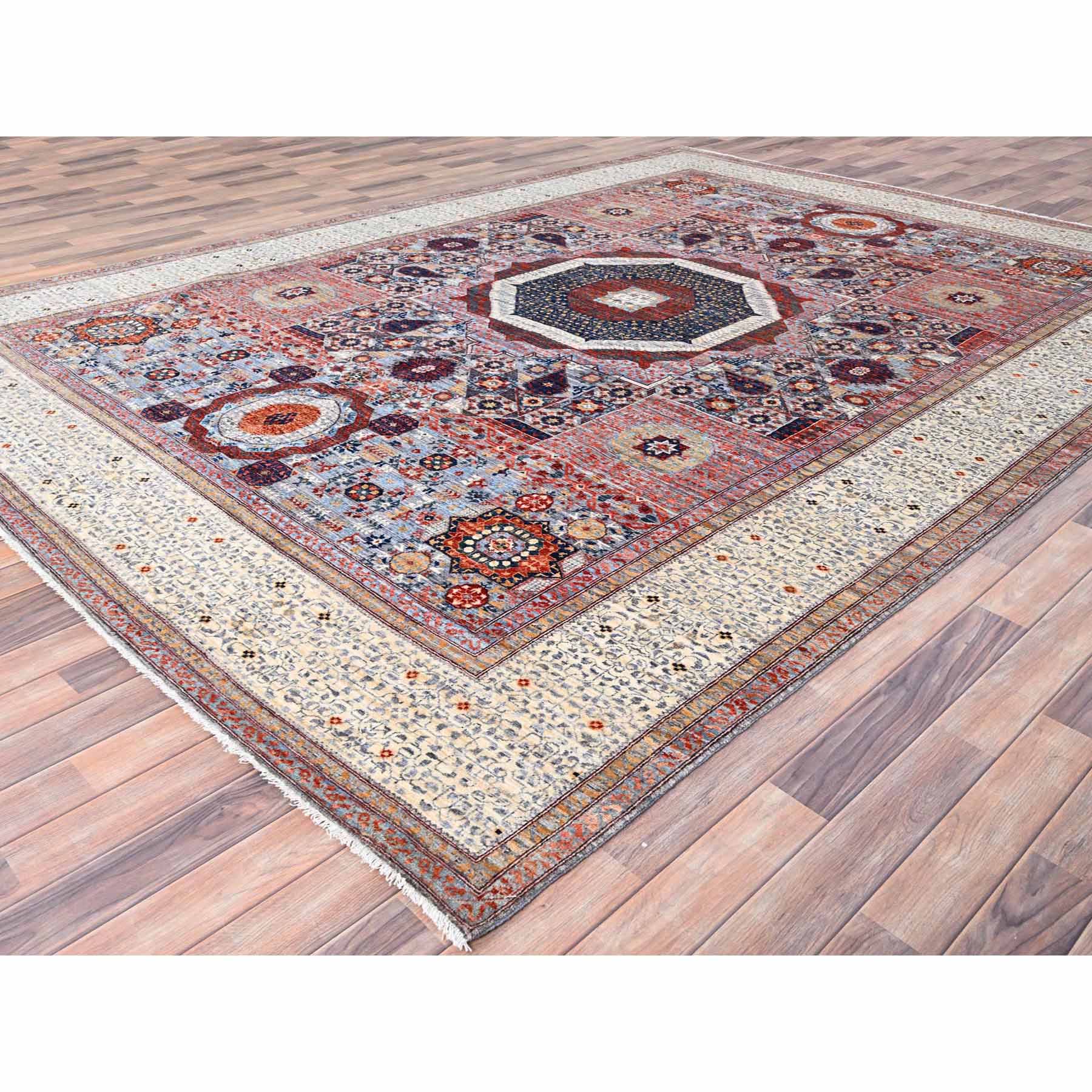 Mamluk-Hand-Knotted-Rug-429355