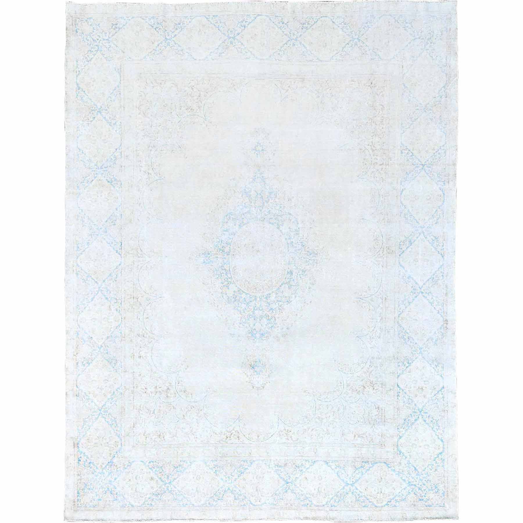 Overdyed-Vintage-Hand-Knotted-Rug-427625