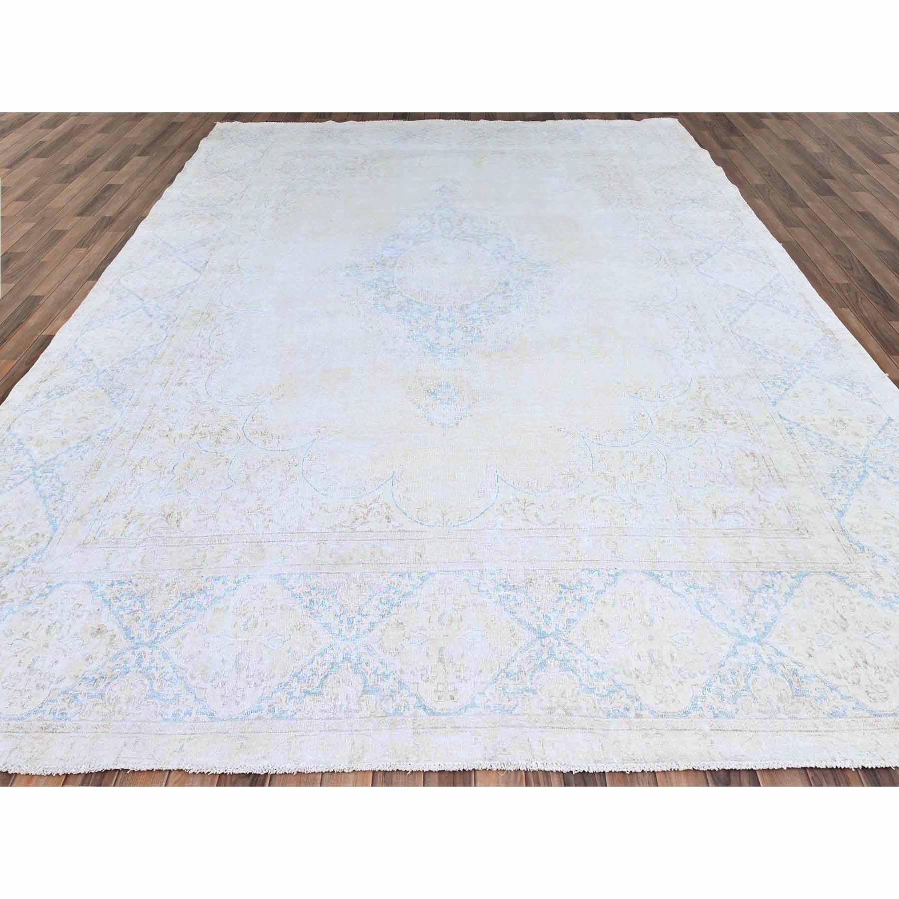 Overdyed-Vintage-Hand-Knotted-Rug-427625